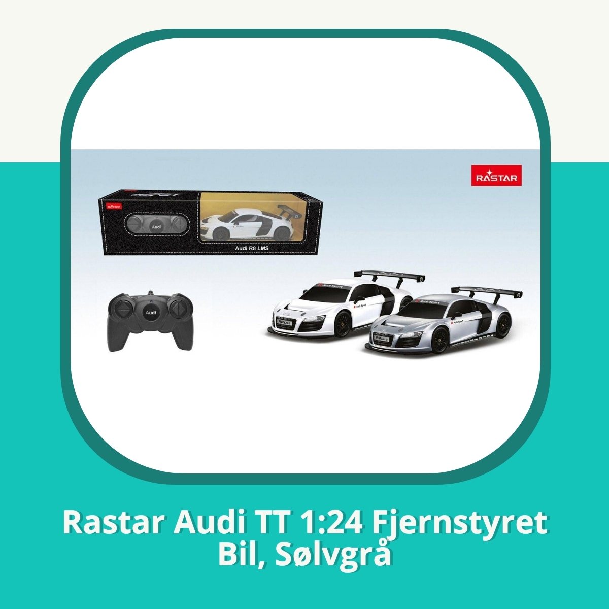 Anmeldelse af Rastar Audi TT 1:24 Fjernstyret Bil, Sølvgrå