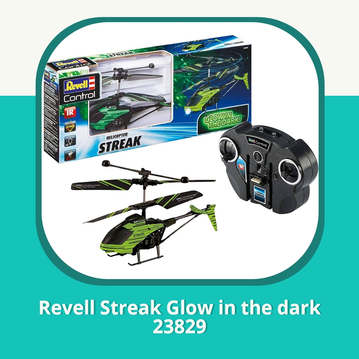 Anmeldelse af Revell Streak Glow in the dark 23829