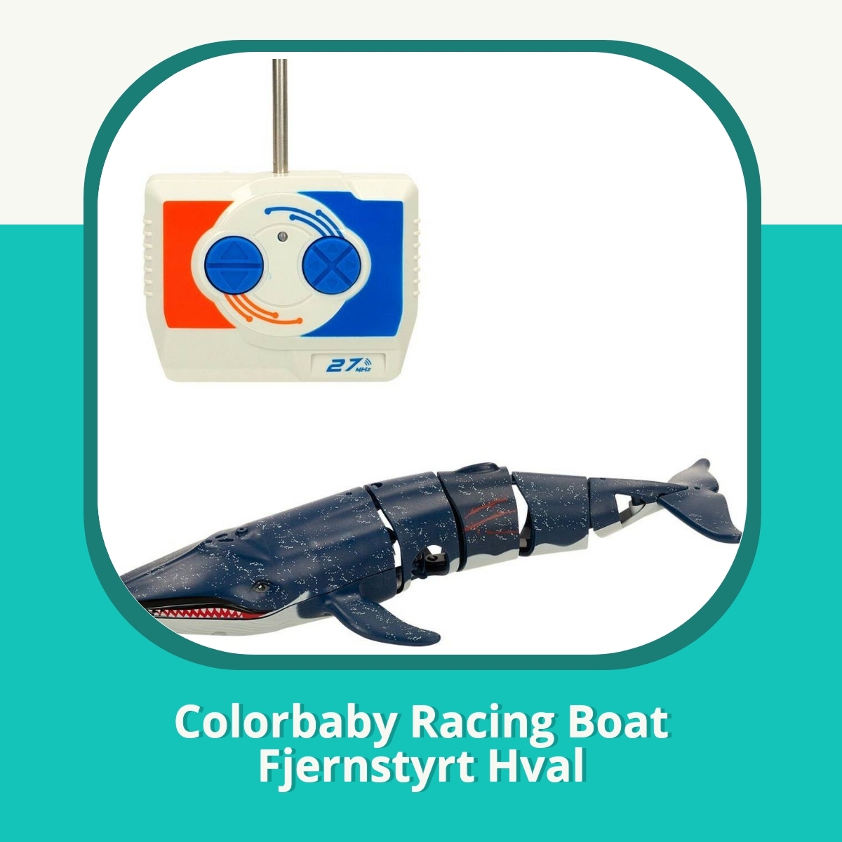 Anmeldelse Colorbaby Racing Boat Fjernstyrt Hval