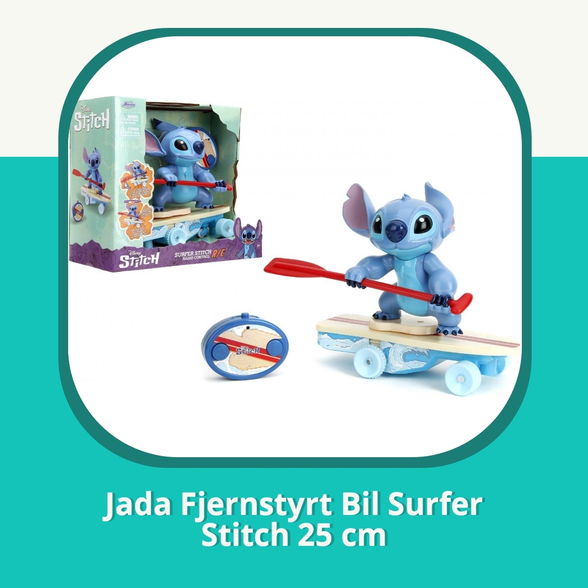 Anmeldelse af Jada Fjernstyrt Bil Surfer Stitch 25 cm