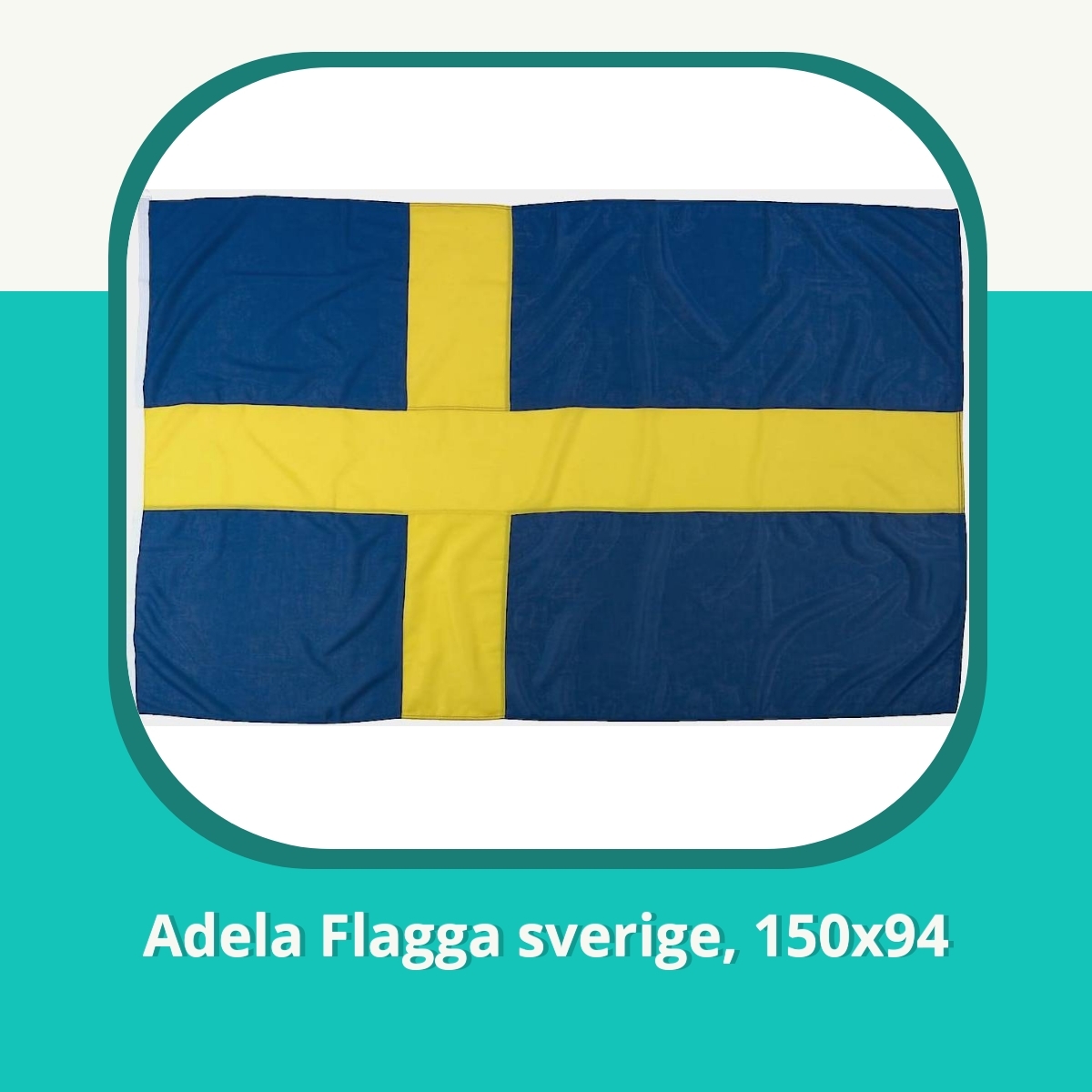 Recension af Adela Flagga sverige, 150x94