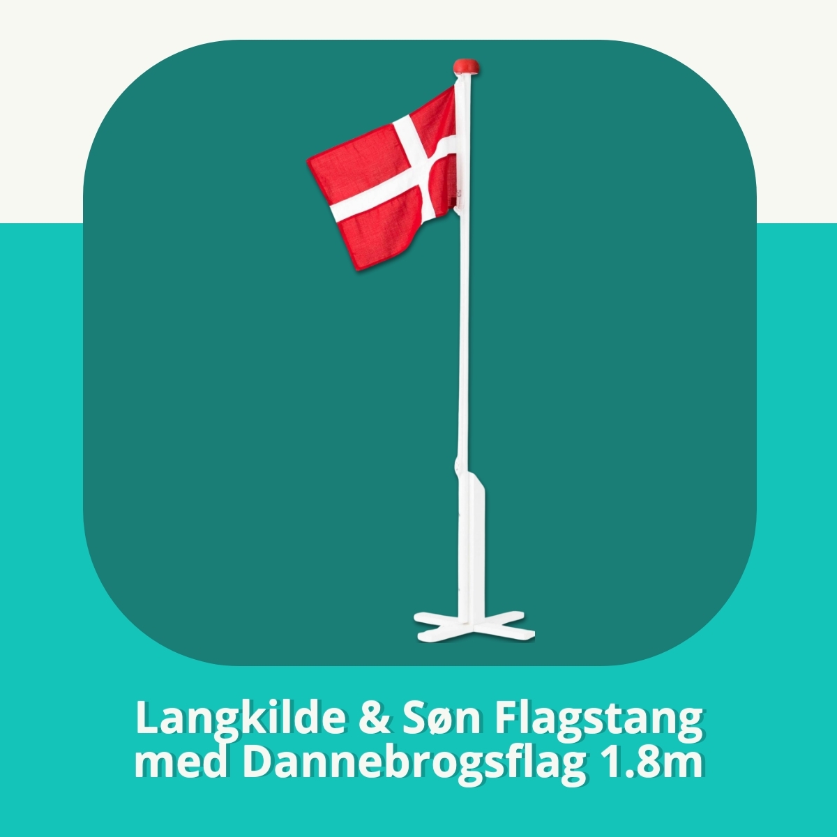 Anmeldelse af Langkilde & Søn Flagstang med Dannebrogsflag 1.8m
