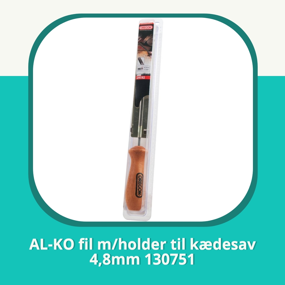 Anmeldelse AL-KO fil m/holder til kædesav 4,8mm 130751