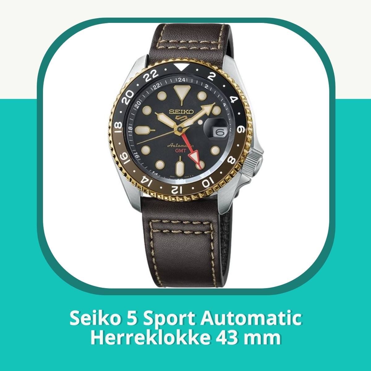 Anmeldelse af Seiko 5 Sport Automatic Herreklokke 43 mm