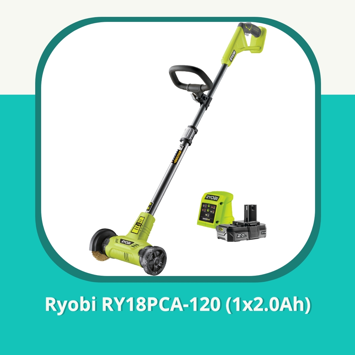 Anmeldelse af Ryobi RY18PCA-120 (1x2.0Ah)