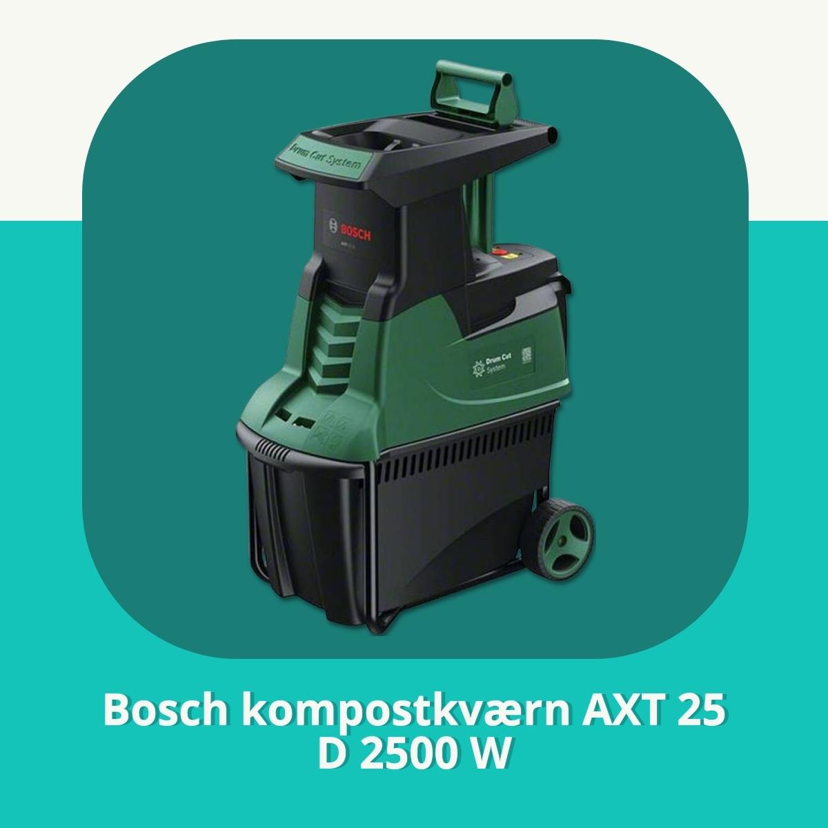 Anmeldelse af Bosch kompostkværn AXT 25 D 2500 W