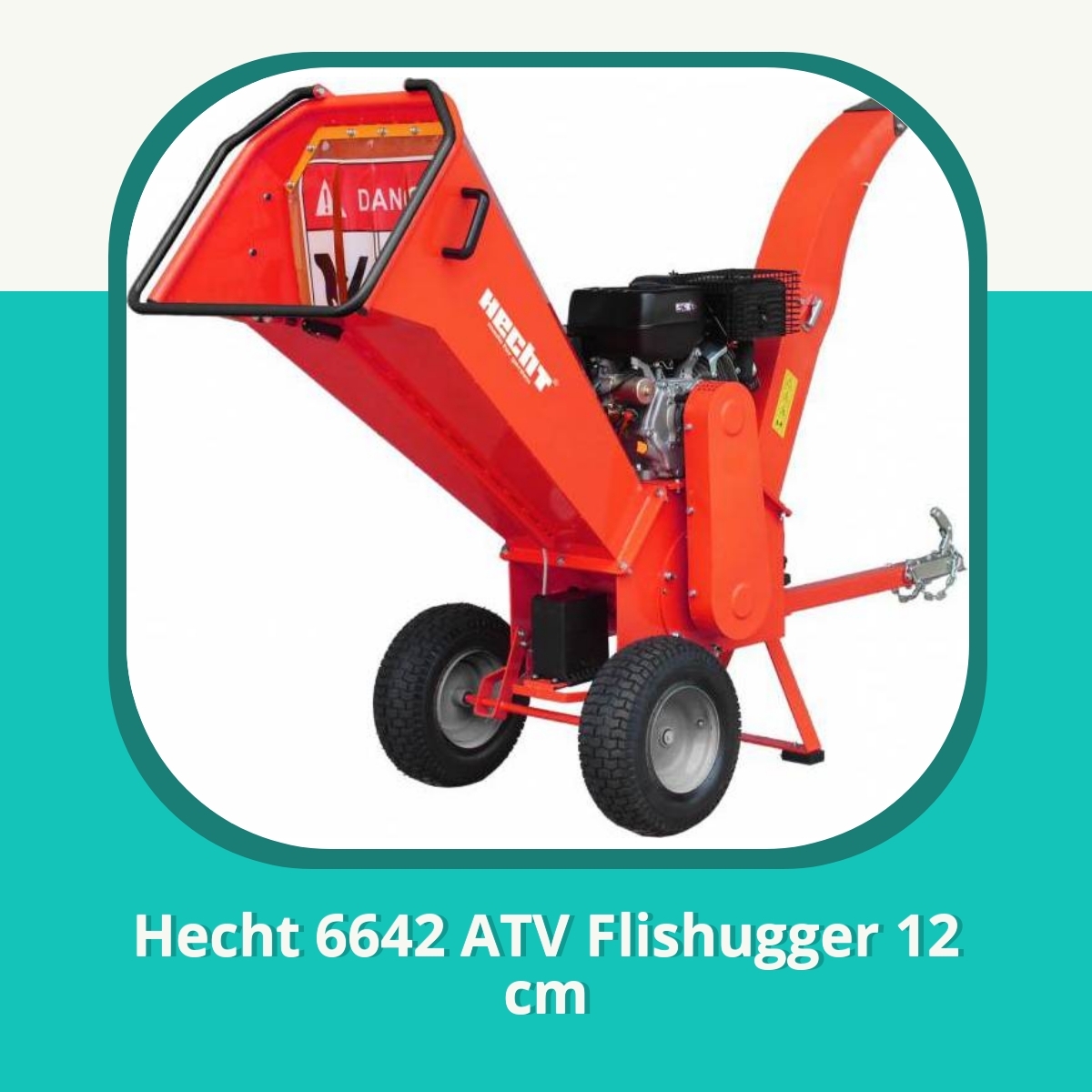 Anmeldelse af Hecht 6642 ATV Flishugger 12 cm