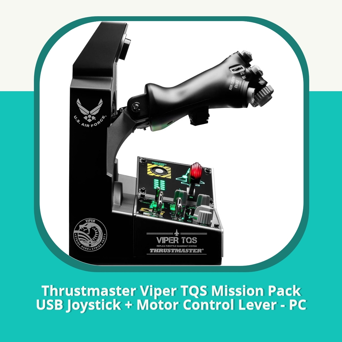 Recension af Thrustmaster Viper TQS Mission Pack USB Joystick + Motor Control Lever - PC