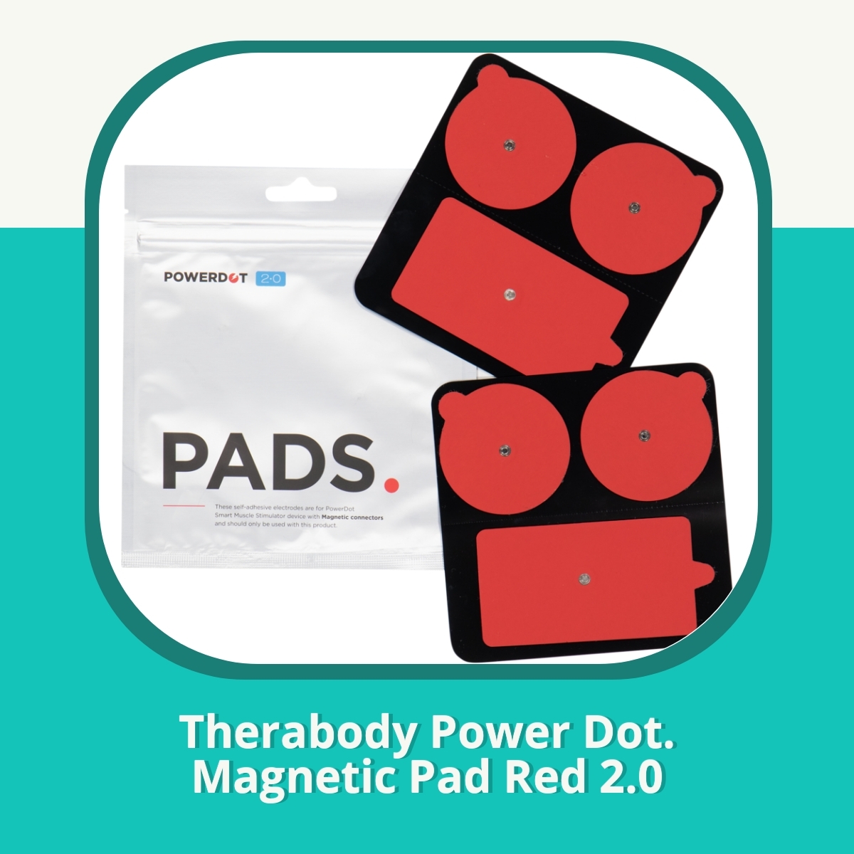 Anmeldelse af Therabody Power Dot. Magnetic Pad Red 2.0