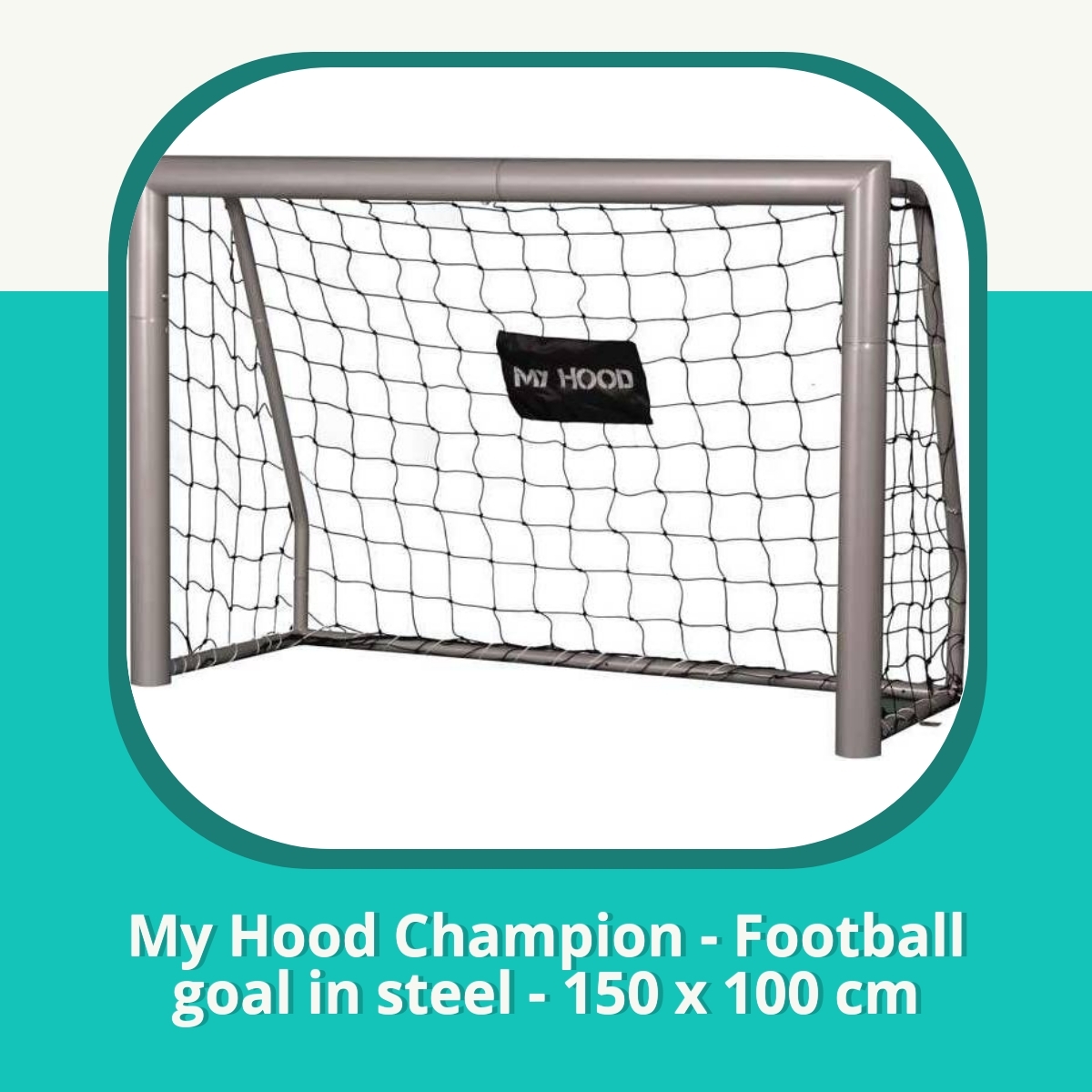 Anmeldelse af My Hood Champion - Football goal in steel - 150 x 100 cm