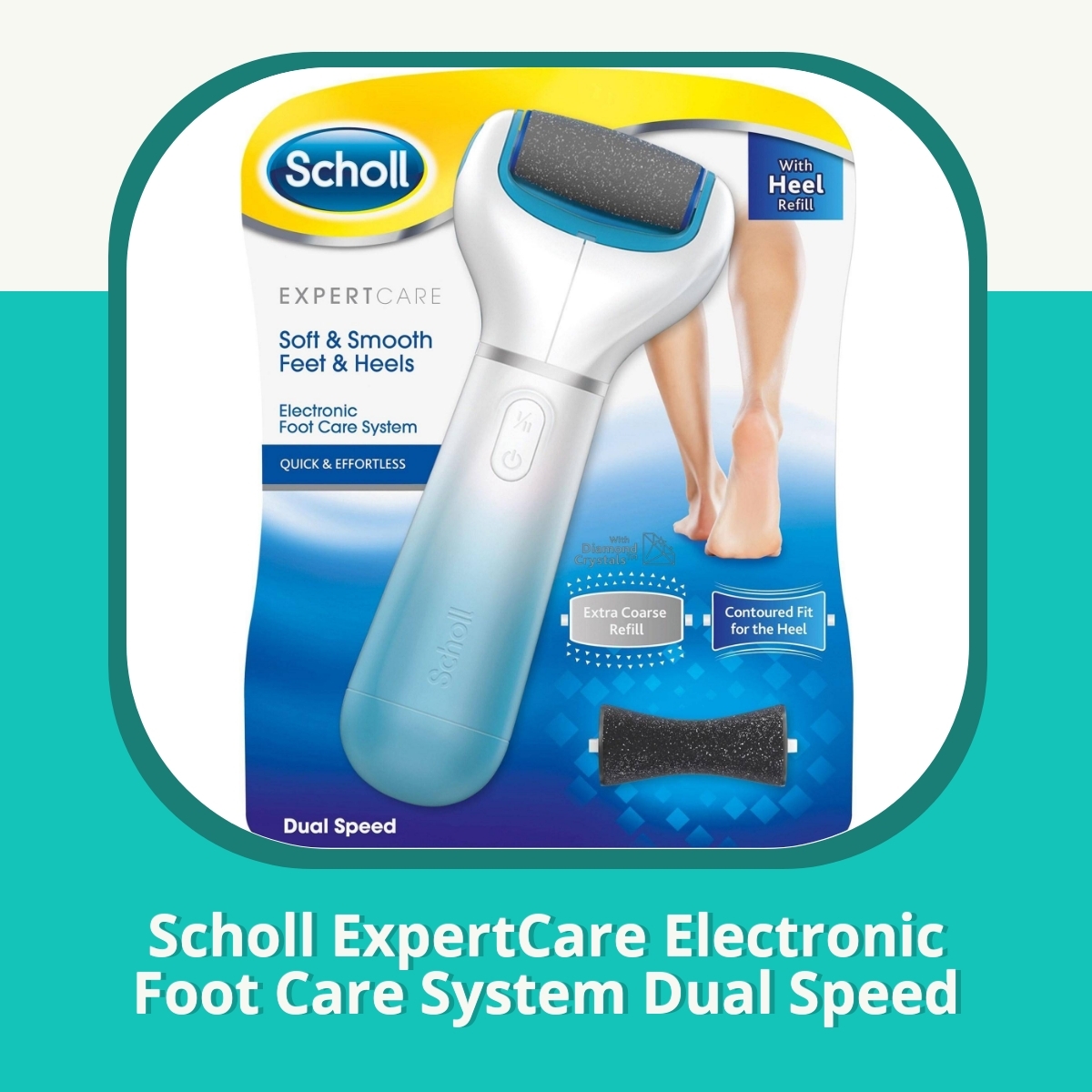 Anmeldelse af Scholl ExpertCare Electronic Foot Care System Dual Speed