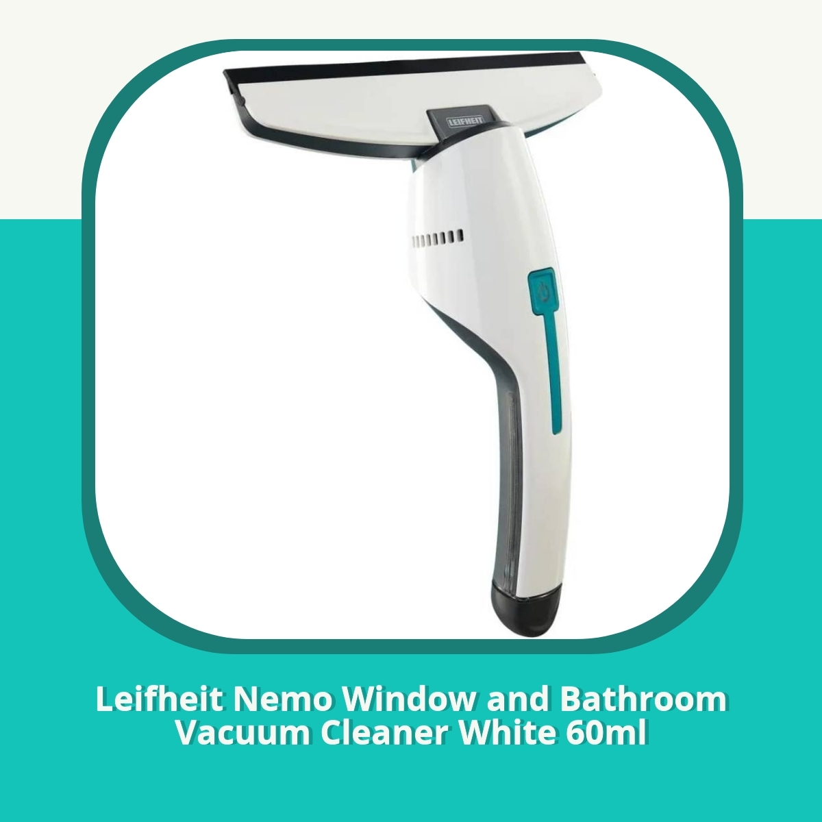 Recension af Leifheit Nemo Window and Bathroom Vacuum Cleaner White 60ml