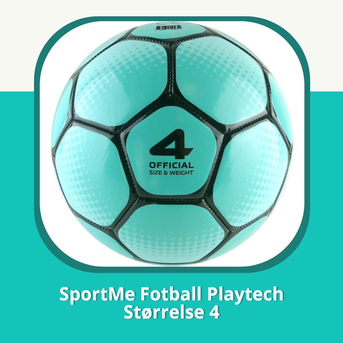 Anmeldelse af SportMe Fotball Playtech Størrelse 4