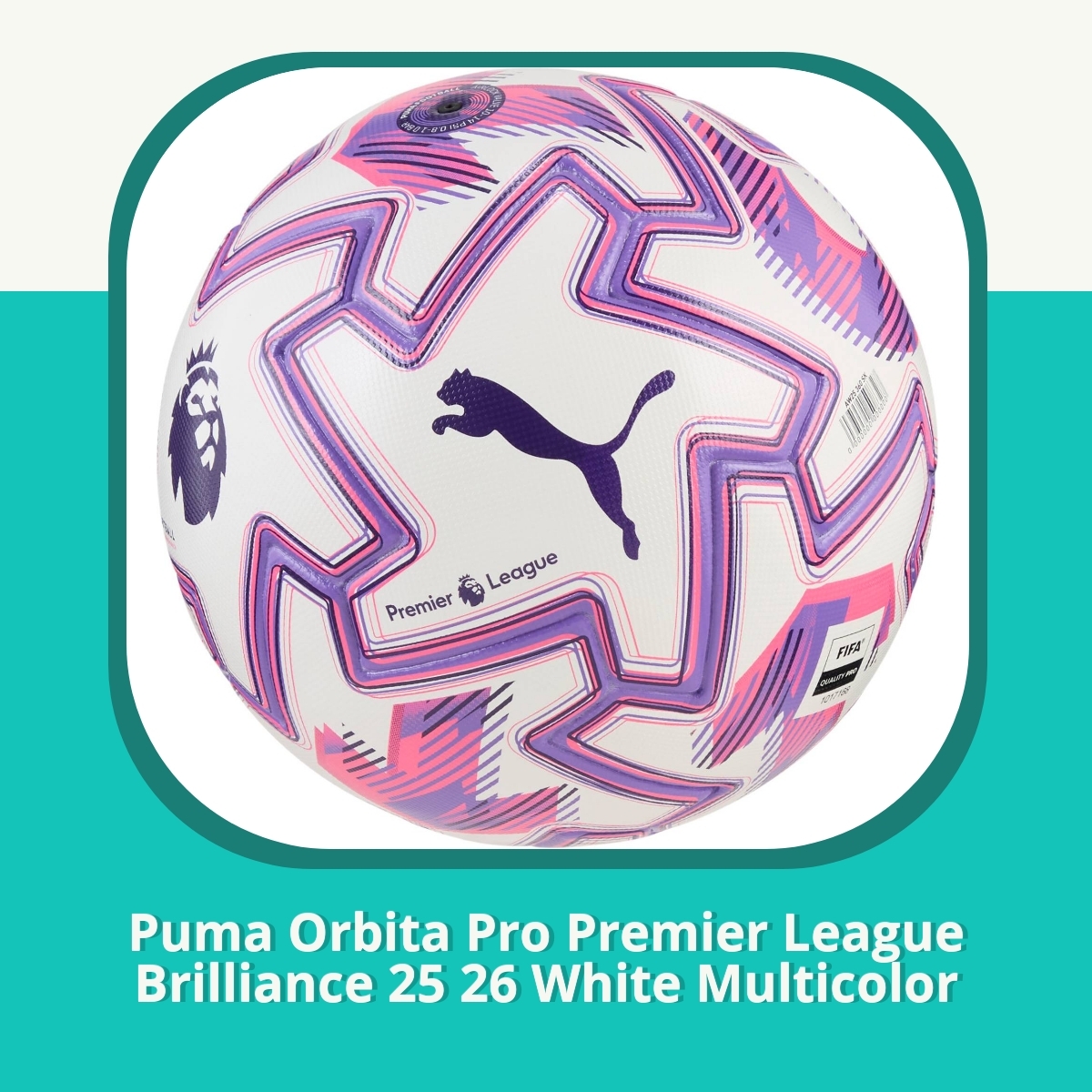Anmeldelse Puma Orbita Pro Premier League Brilliance 25 26 White Multicolor