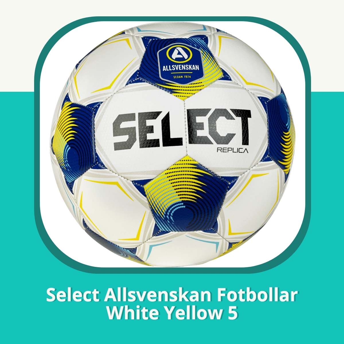 Recension af Select Allsvenskan Fotbollar White Yellow 5