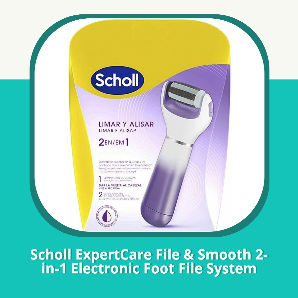 Anmeldelse af Scholl ExpertCare File & Smooth 2-in-1 Electronic Foot File System