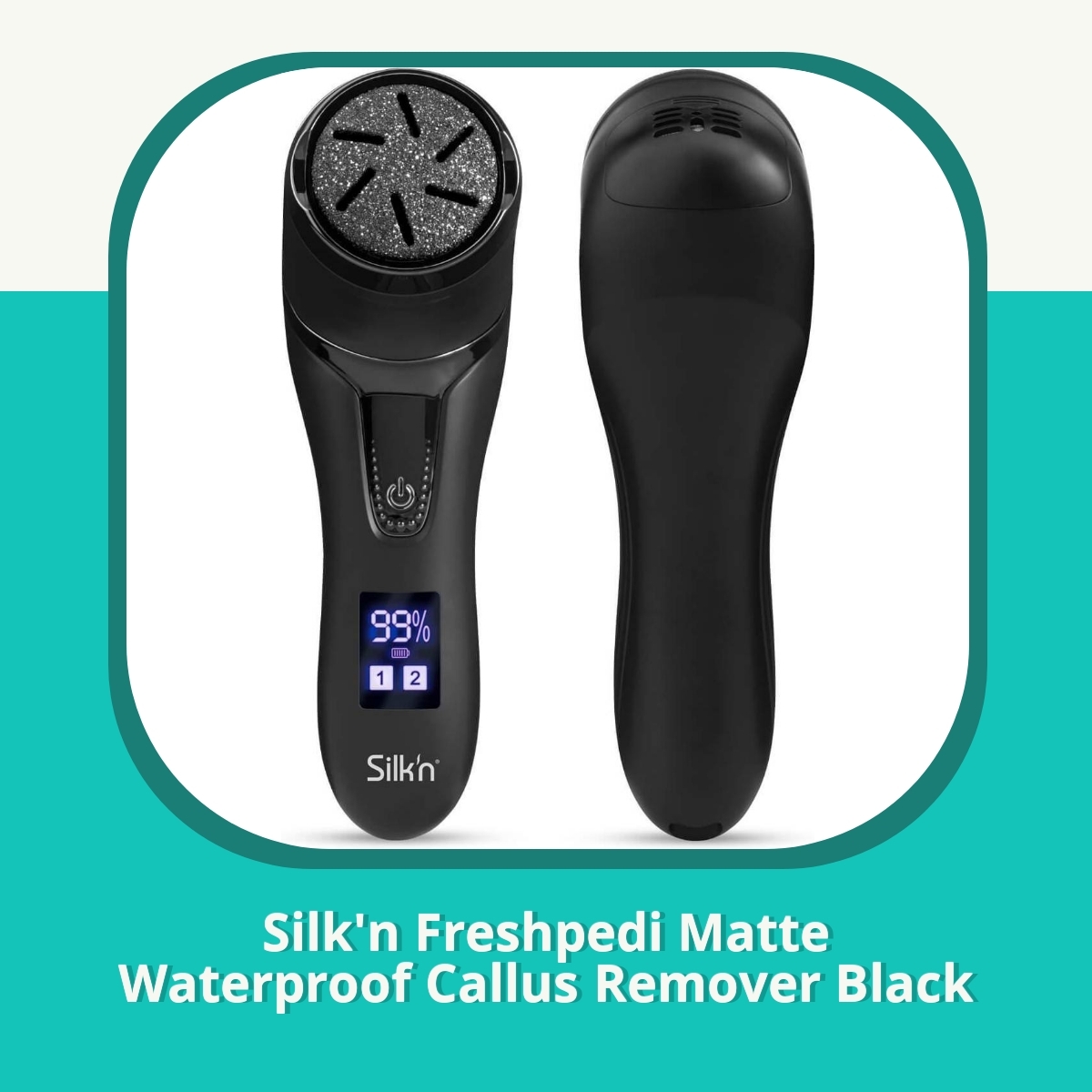 Anmeldelse af Silk'n Freshpedi Matte Waterproof Callus Remover Black