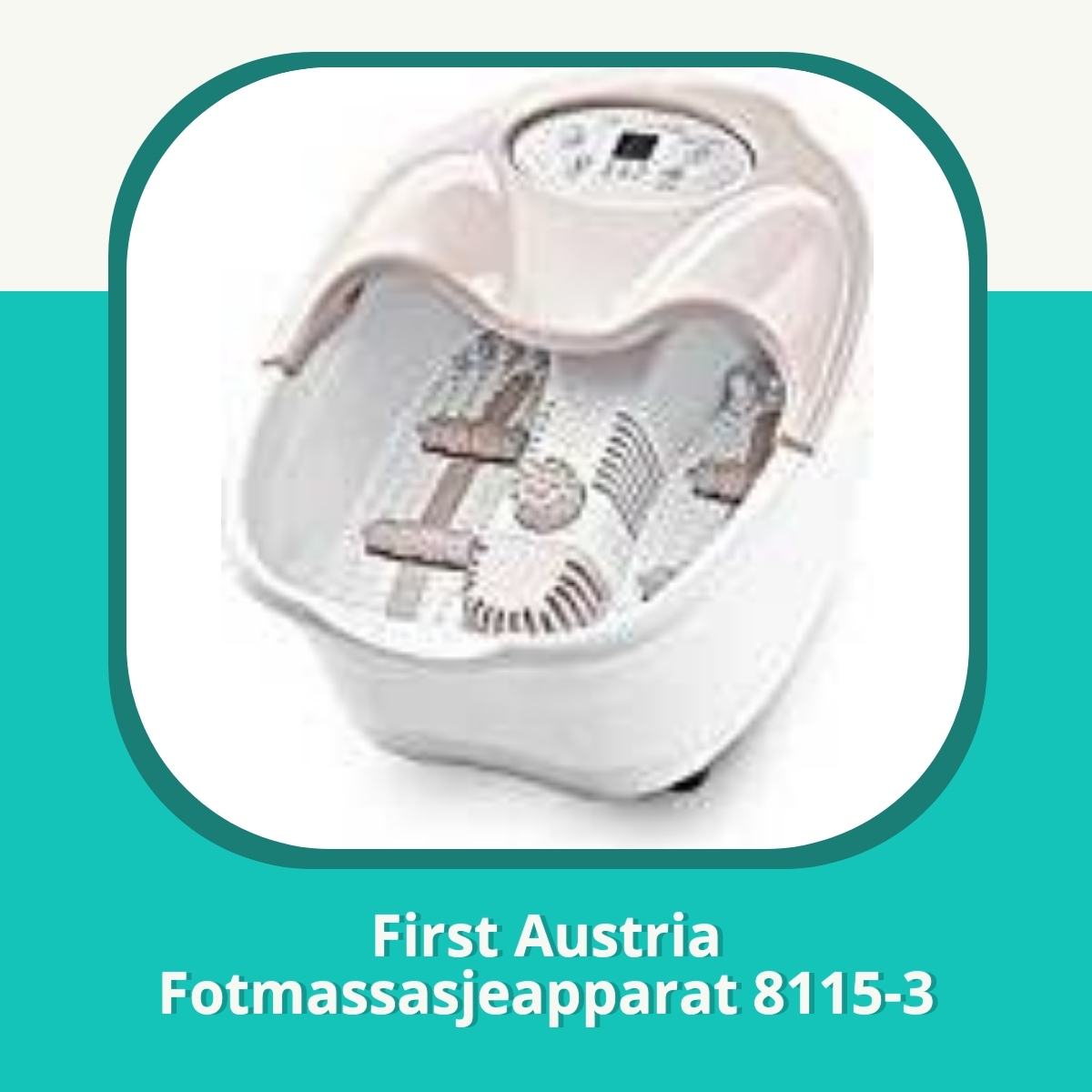 Anmeldelse af First Austria Fotmassasjeapparat 8115-3