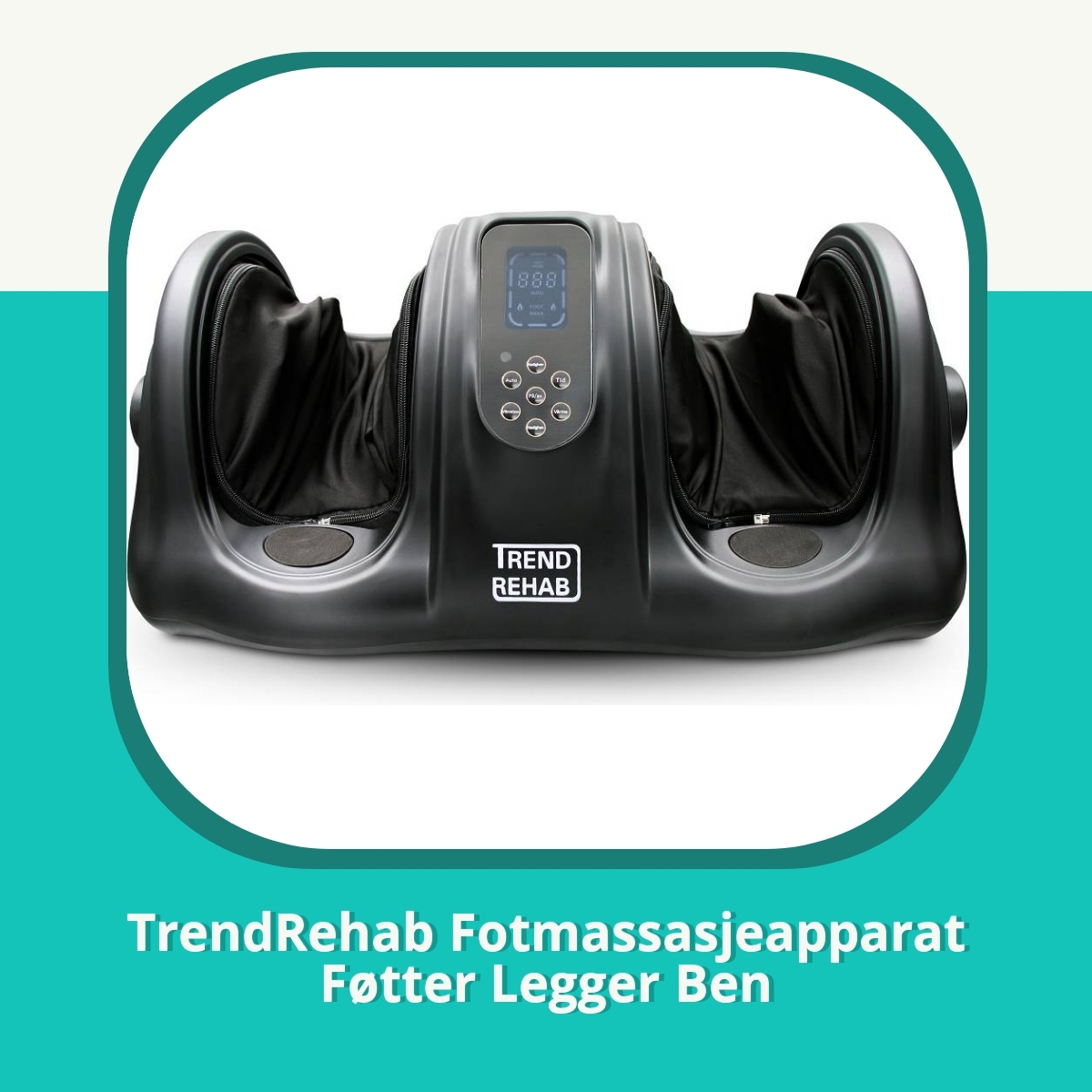 Anmeldelse af TrendRehab Fotmassasjeapparat Føtter Legger Ben