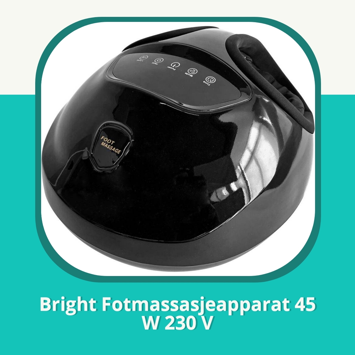 Anmeldelse af Bright Fotmassasjeapparat 45 W 230 V