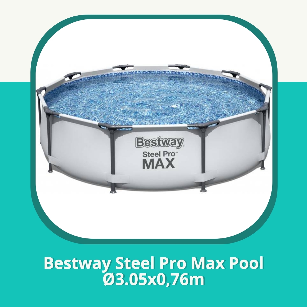 Recension Bestway Steel Pro Max Pool Ø3.05x0,76m