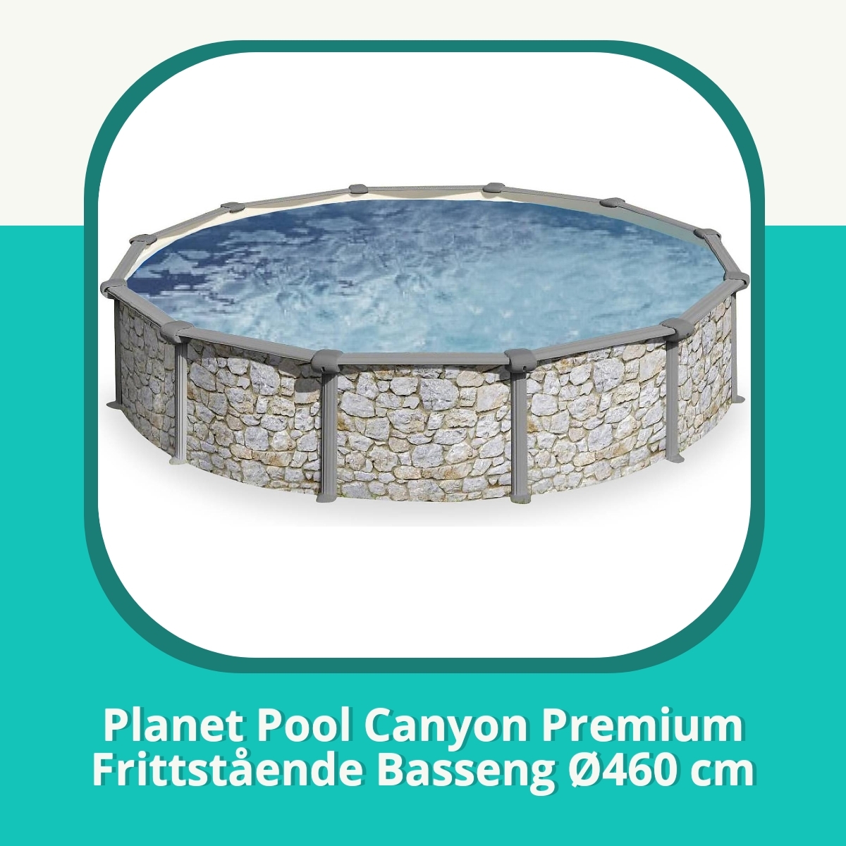 Anmeldelse af Planet Pool Canyon Premium Frittstående Basseng Ø460 cm
