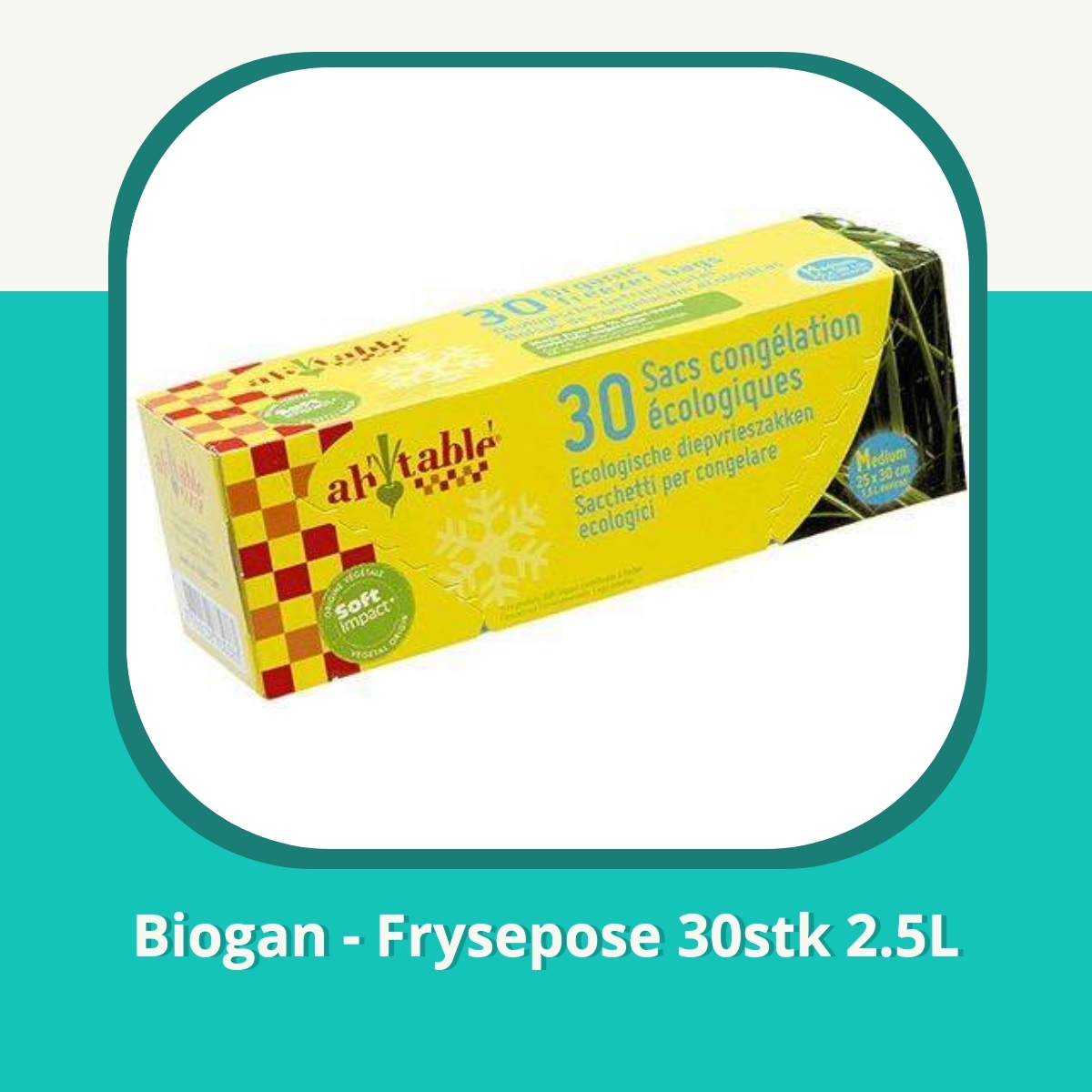 Anmeldelse af Biogan - Frysepose 30stk 2.5L