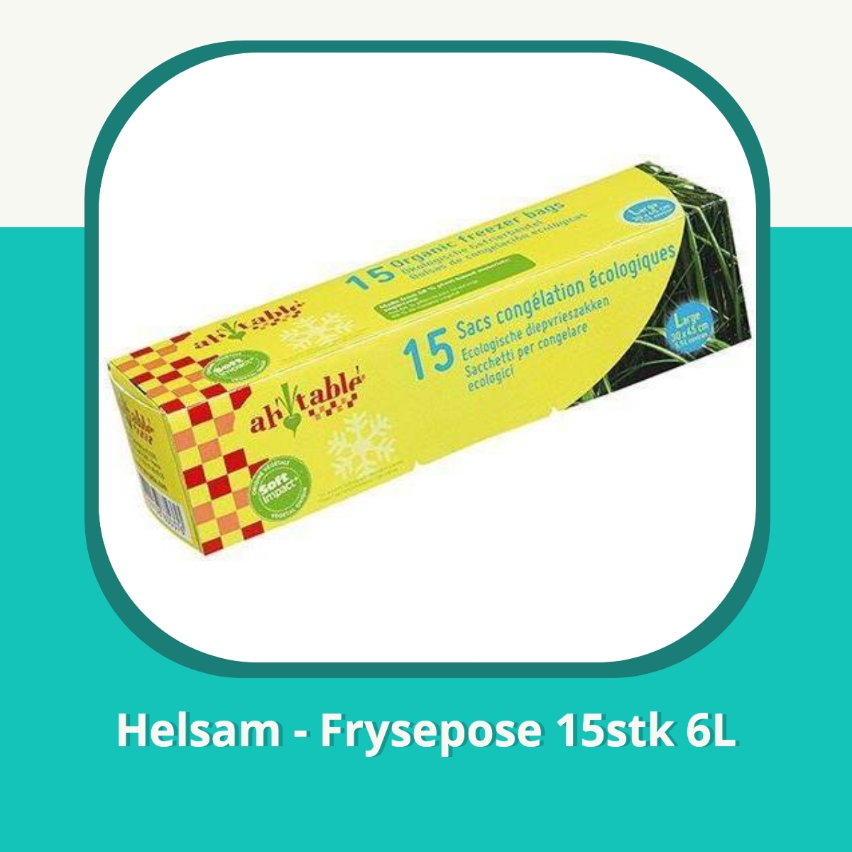 Anmeldelse af Helsam - Frysepose 15stk 6L