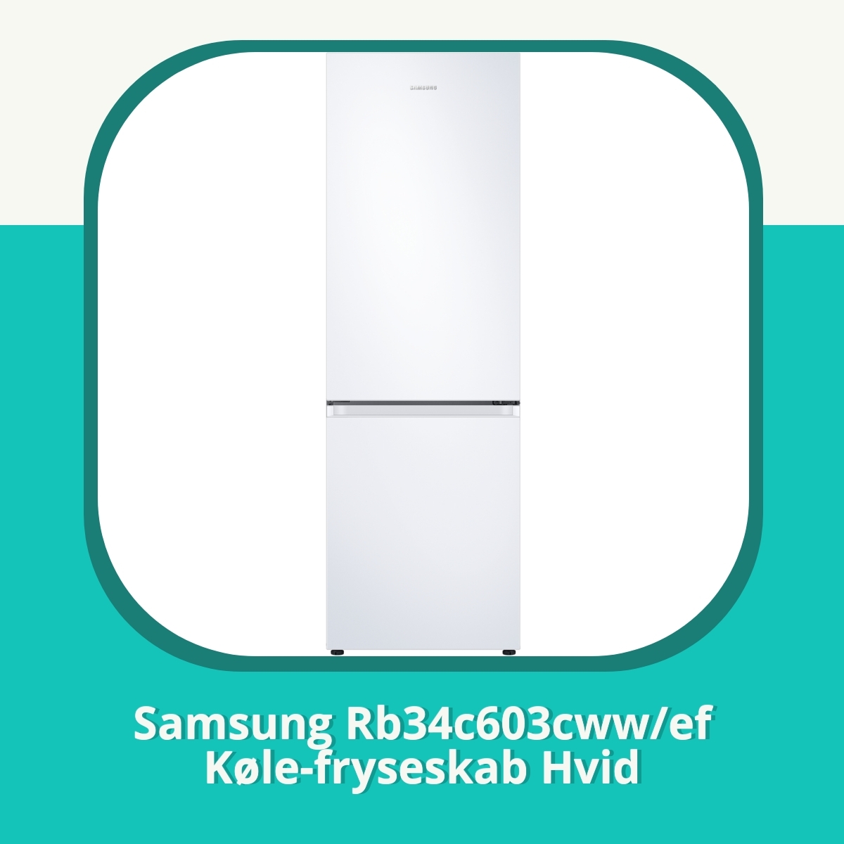 Anmeldelse af Samsung Rb34c603cww/ef Køle-fryseskab Hvid
