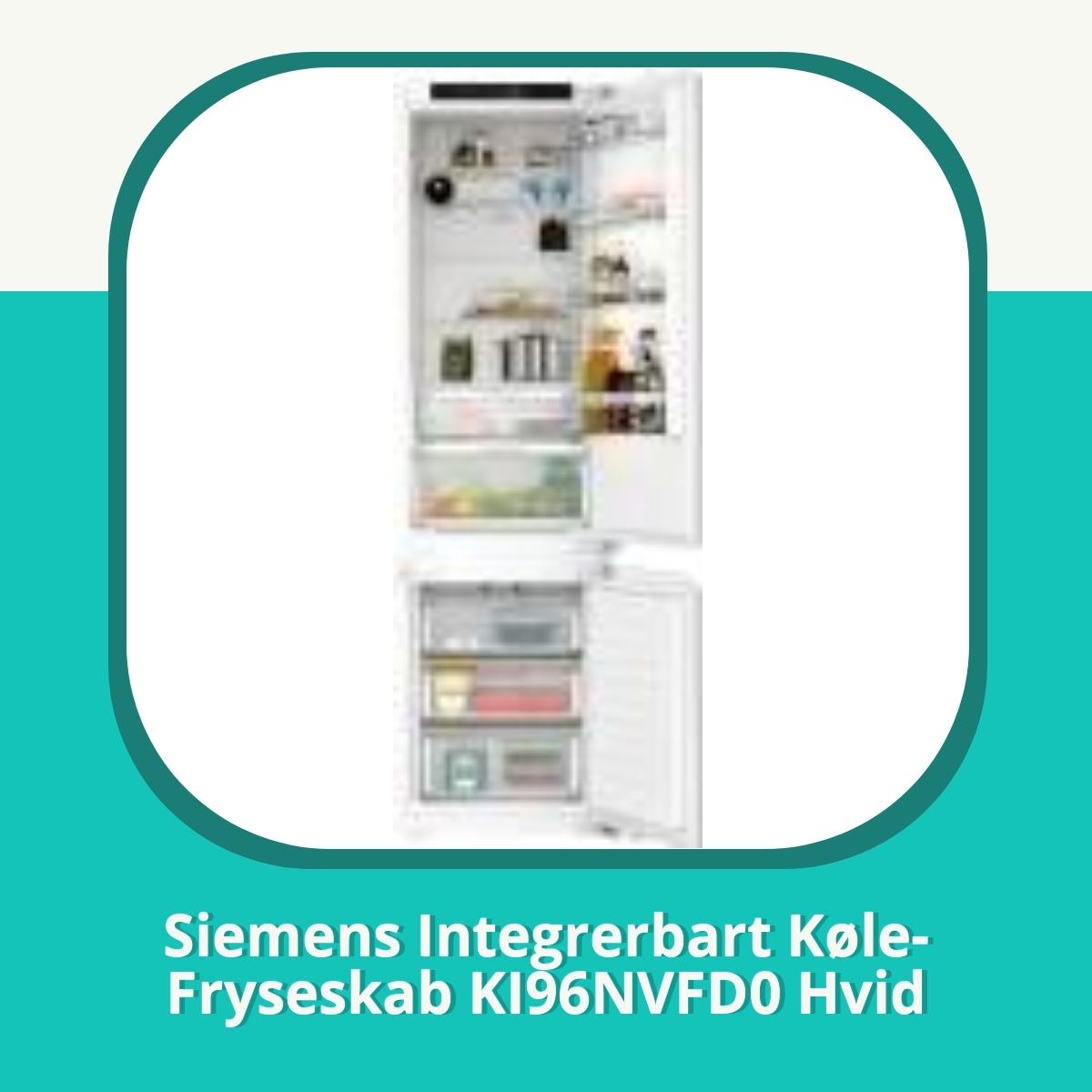 Anmeldelse af Siemens Integrerbart Køle-Fryseskab KI96NVFD0 Hvid