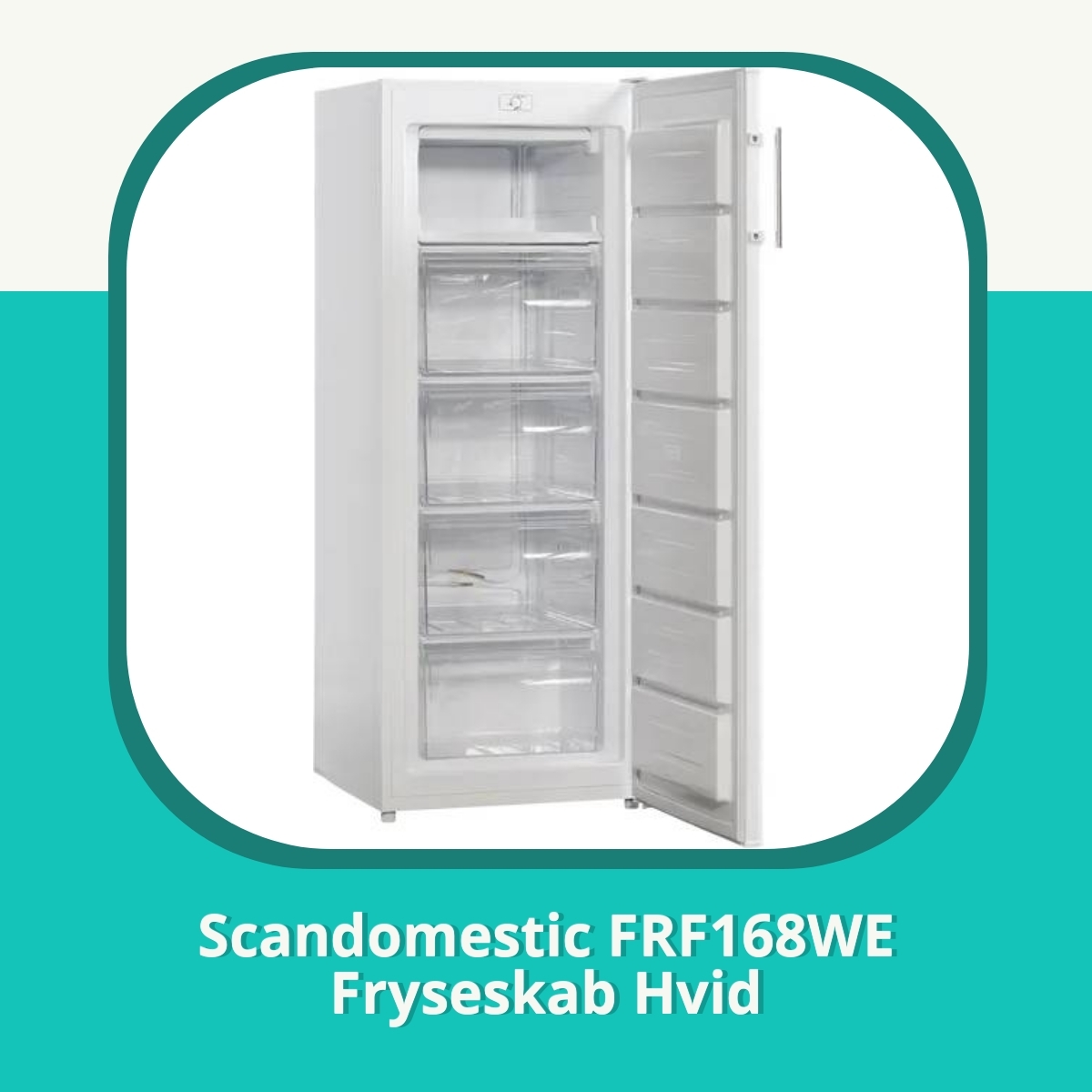 Anmeldelse af Scandomestic FRF168WE Fryseskab Hvid