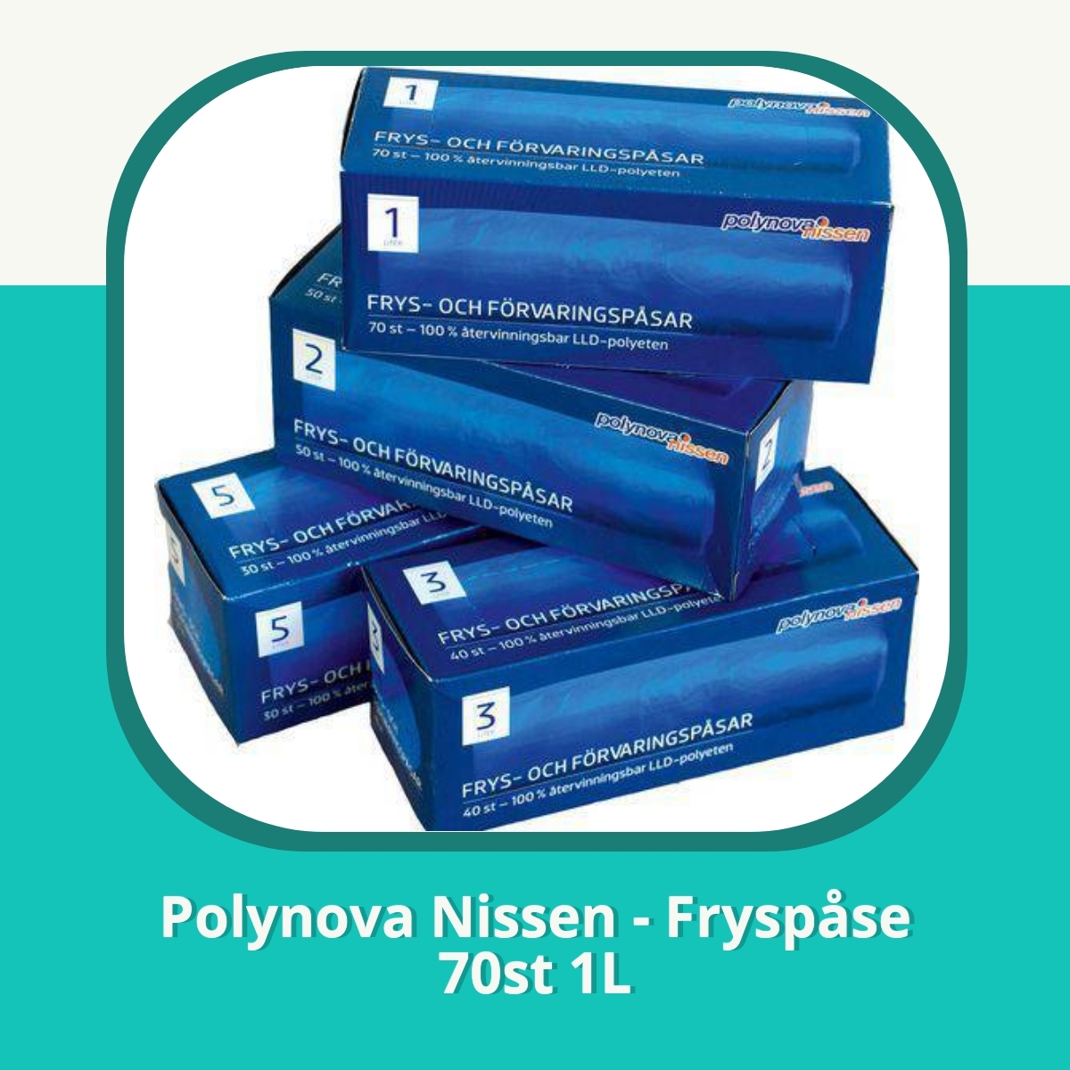 Recension af Polynova Nissen - Fryspåse 70st 1L