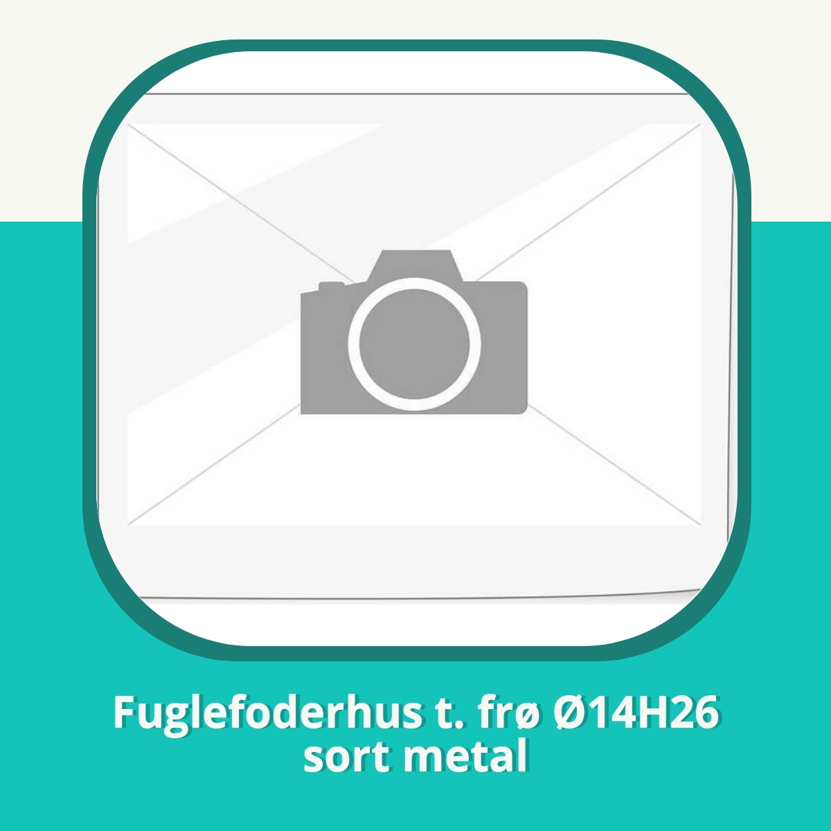 Anmeldelse af Fuglefoderhus t. frø Ø14H26 sort metal