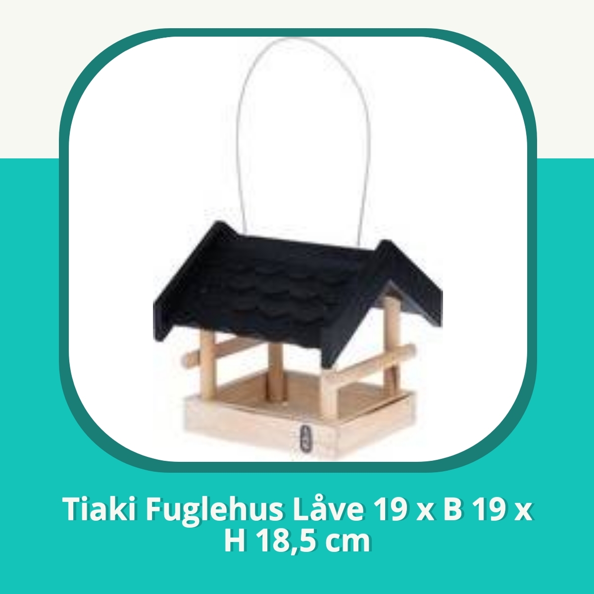 Anmeldelse af Tiaki Fuglehus Låve 19 x B 19 x H 18,5 cm