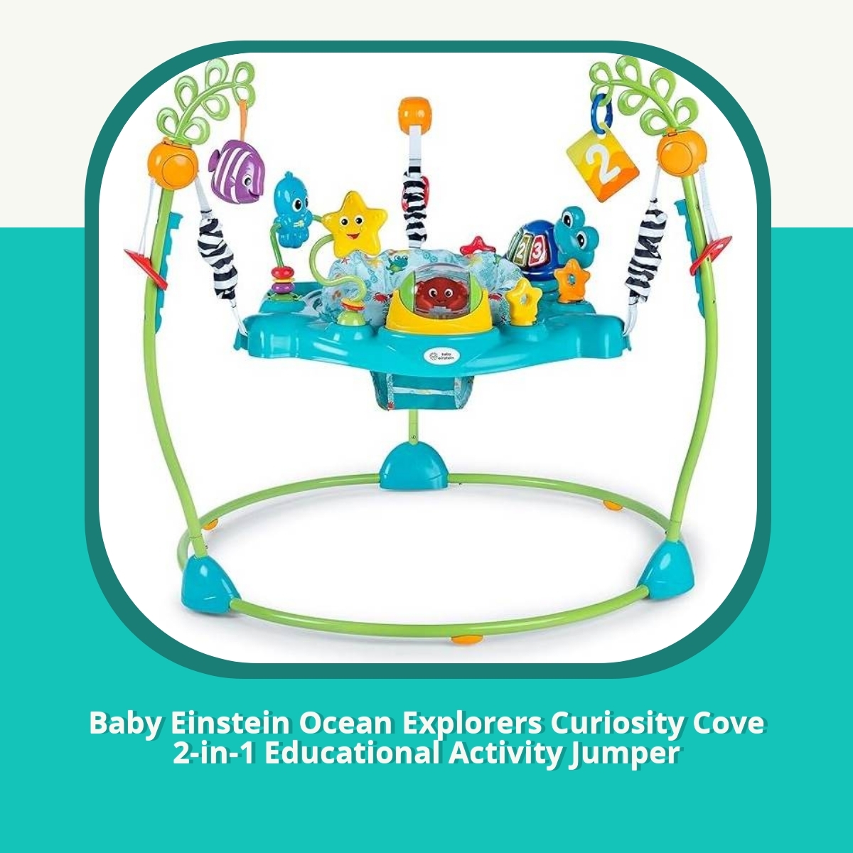 Recension af Baby Einstein Ocean Explorers Curiosity Cove 2-in-1 Educational Activity Jumper