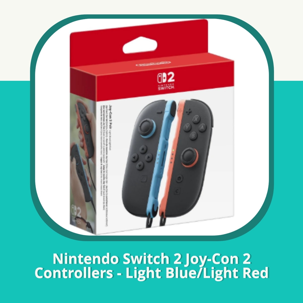 Anmeldelse af Nintendo Switch 2 Joy-Con 2 Controllers - Light Blue/Light Red
