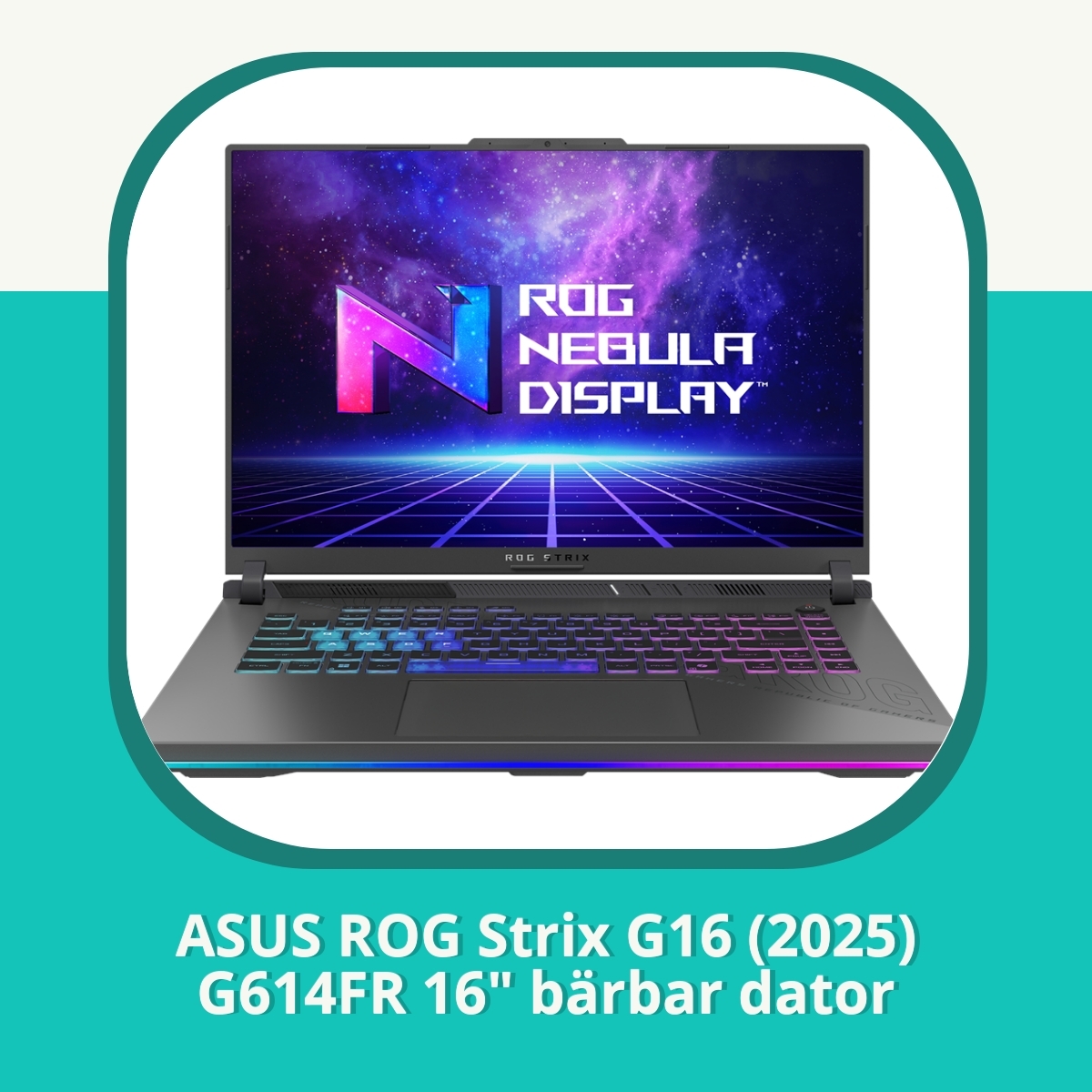 Anmeldelse af ASUS ROG Strix G16 (2025) G614FR 16