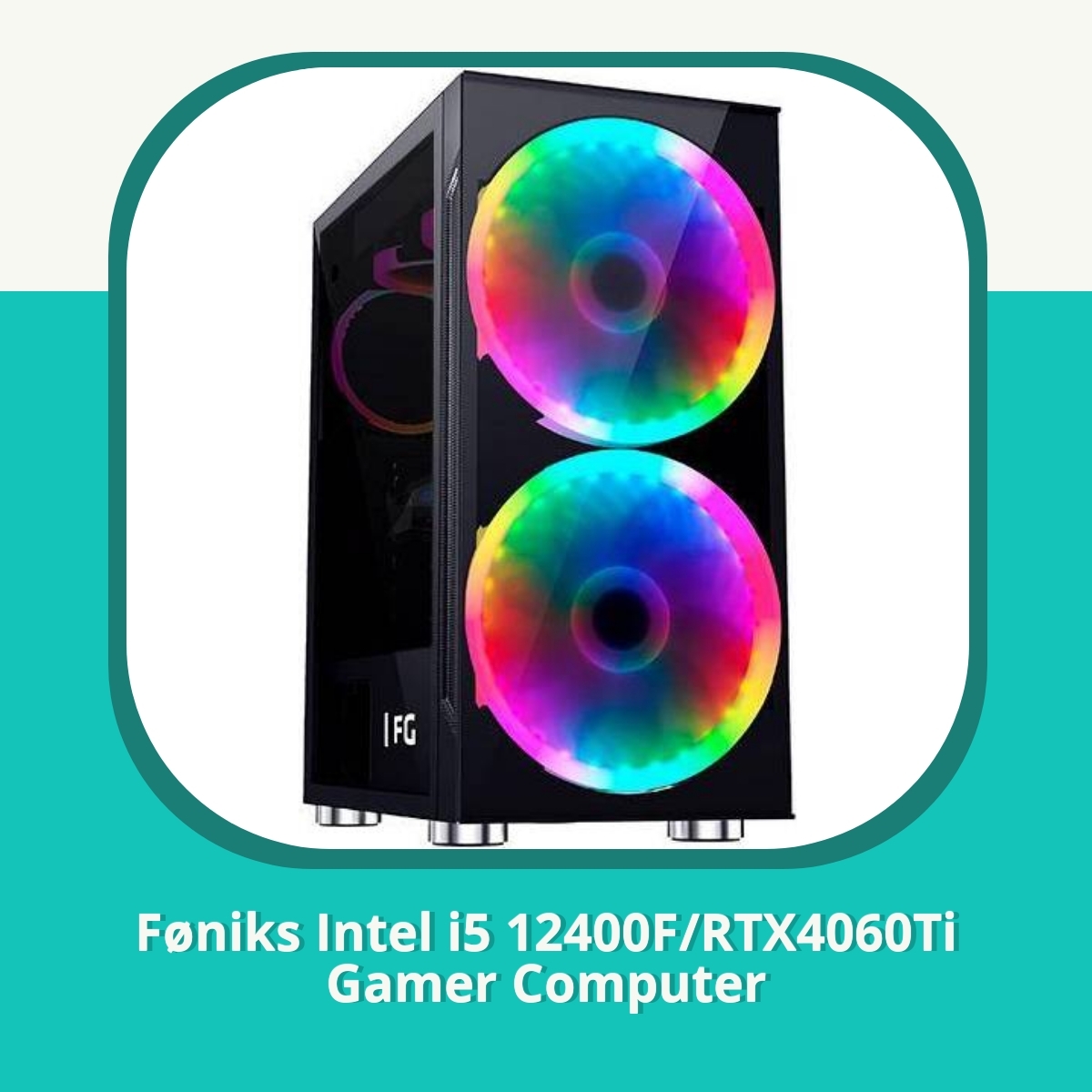 Anmeldelse af Føniks Intel i5 12400F/RTX4060Ti Gamer Computer