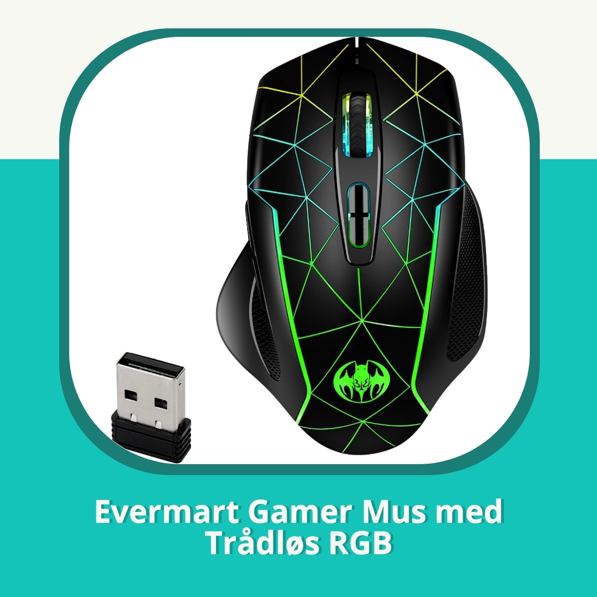 Anmeldelse af Evermart Gamer Mus med Trådløs RGB