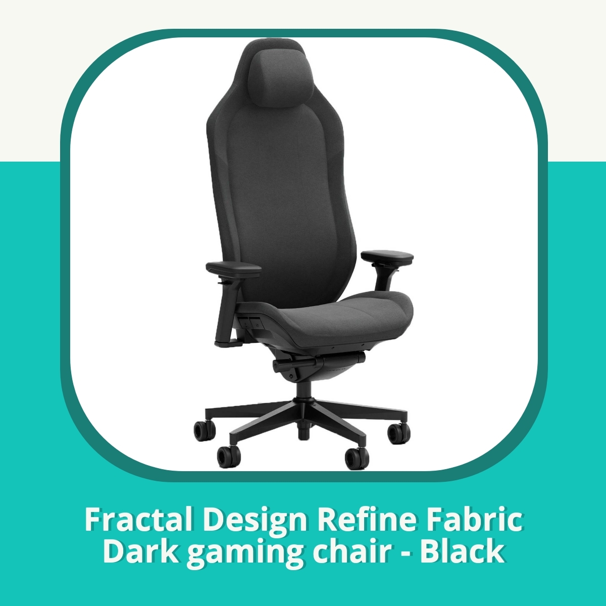 Anmeldelse af Fractal Design Refine Fabric Dark gaming chair - Black