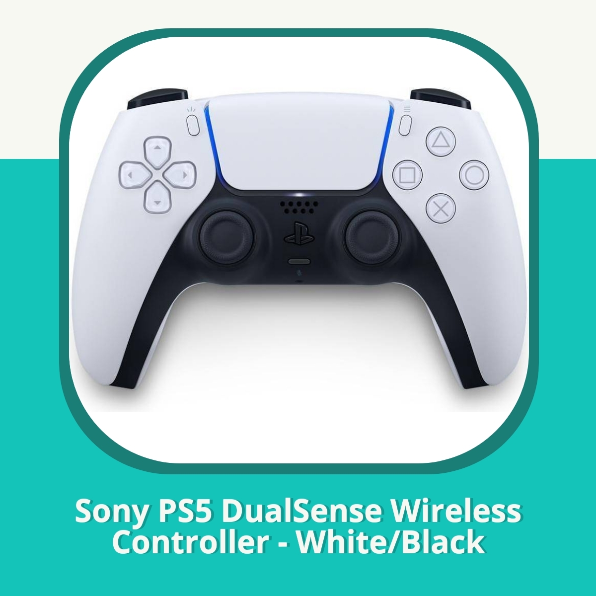 Anmeldelse af Sony PS5 DualSense Wireless Controller - White/Black
