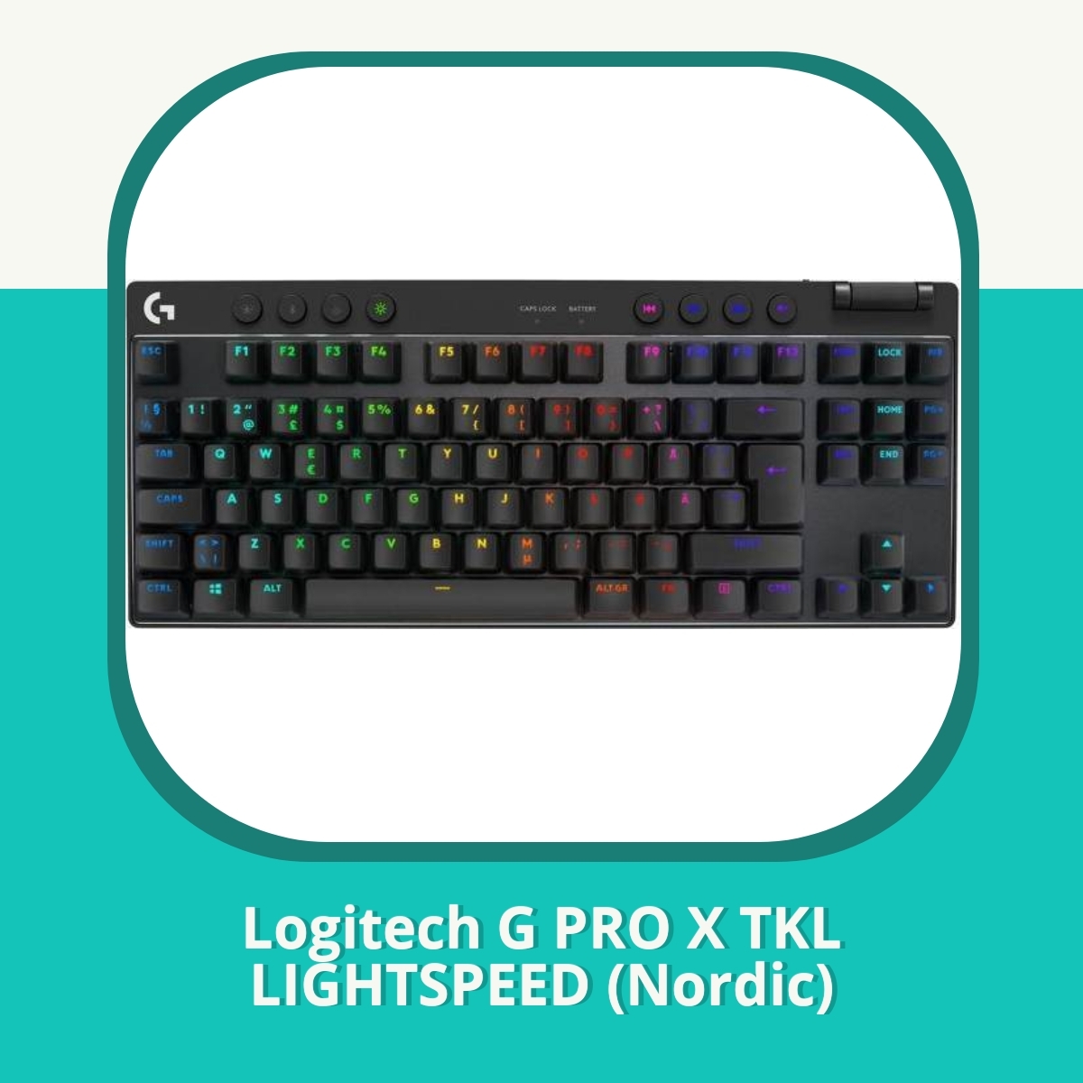 Anmeldelse af Logitech G PRO X TKL LIGHTSPEED (Nordic)