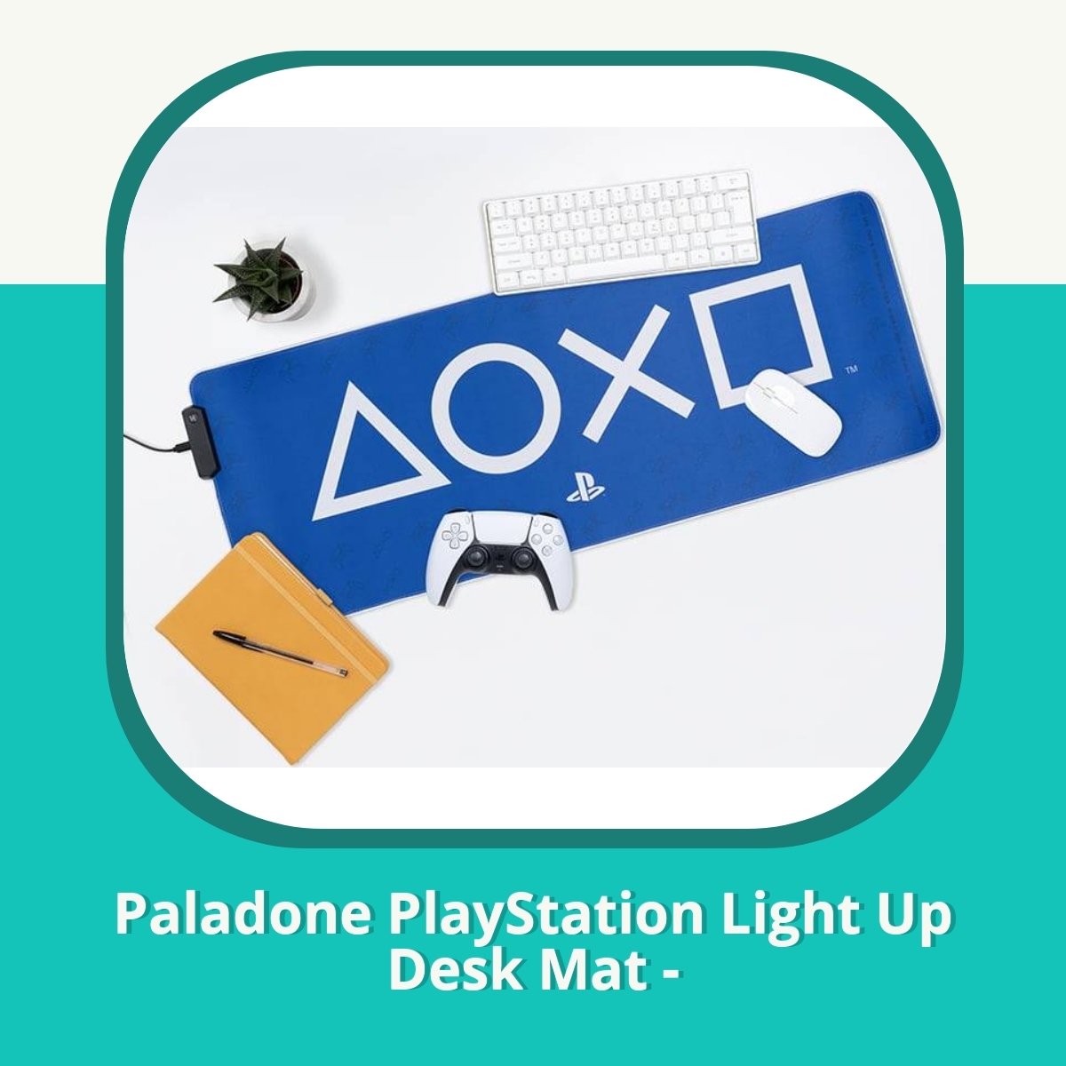 Recension af Paladone PlayStation Light Up Desk Mat -