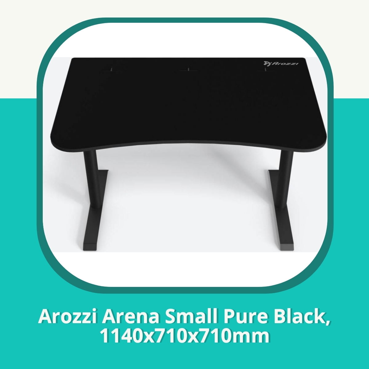 Recension af Arozzi Arena Small Pure Black, 1140x710x710mm