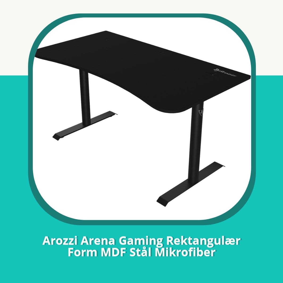 Anmeldelse Arozzi Arena Gaming Rektangulær Form MDF Stål Mikrofiber