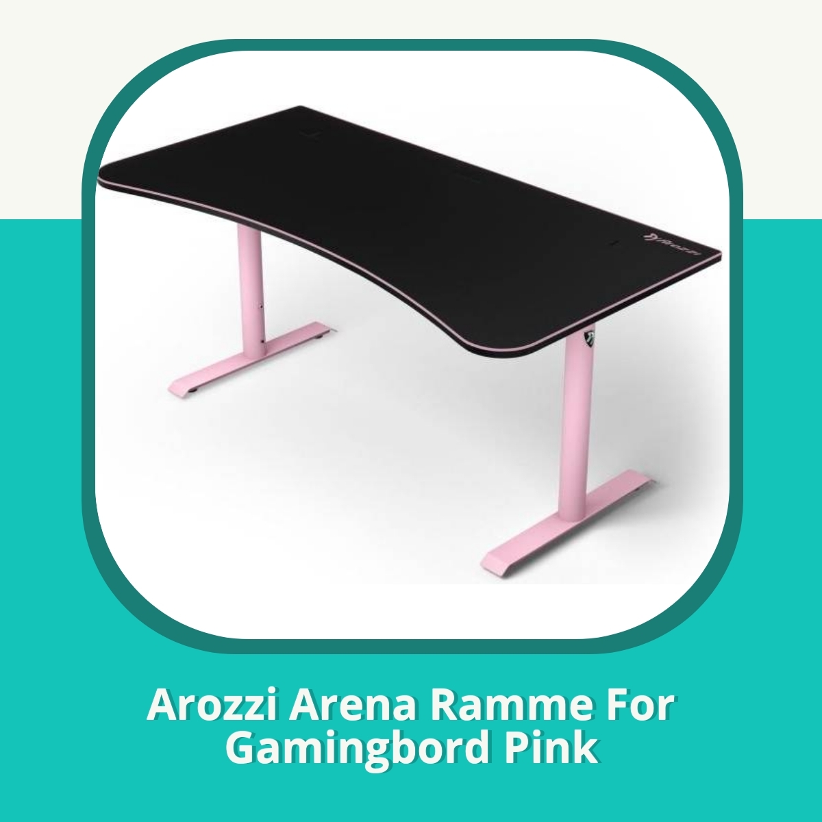 Anmeldelse af Arozzi Arena Ramme For Gamingbord Pink
