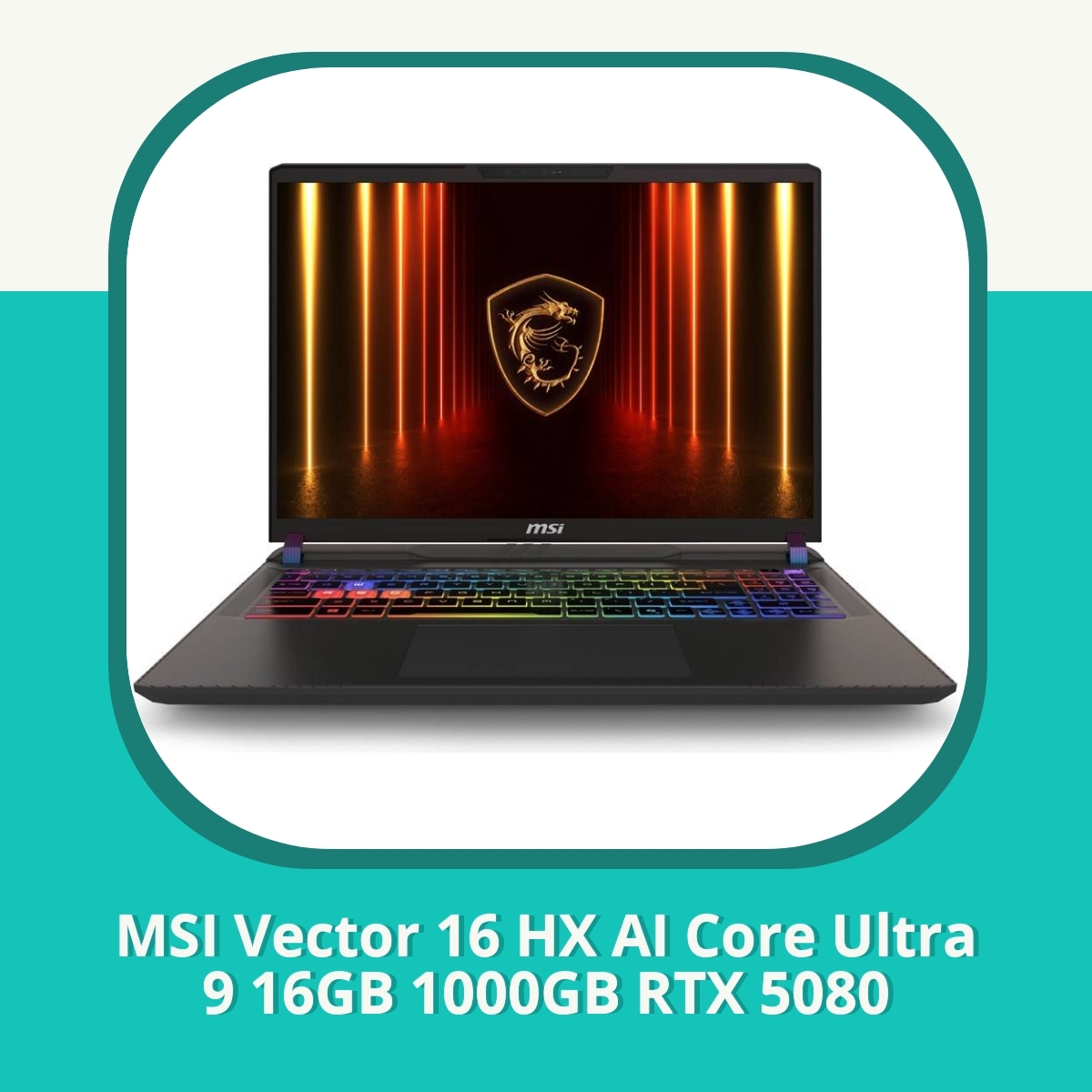 Recension af MSI Vector 16 HX AI Core Ultra 9 16GB 1000GB RTX 5080