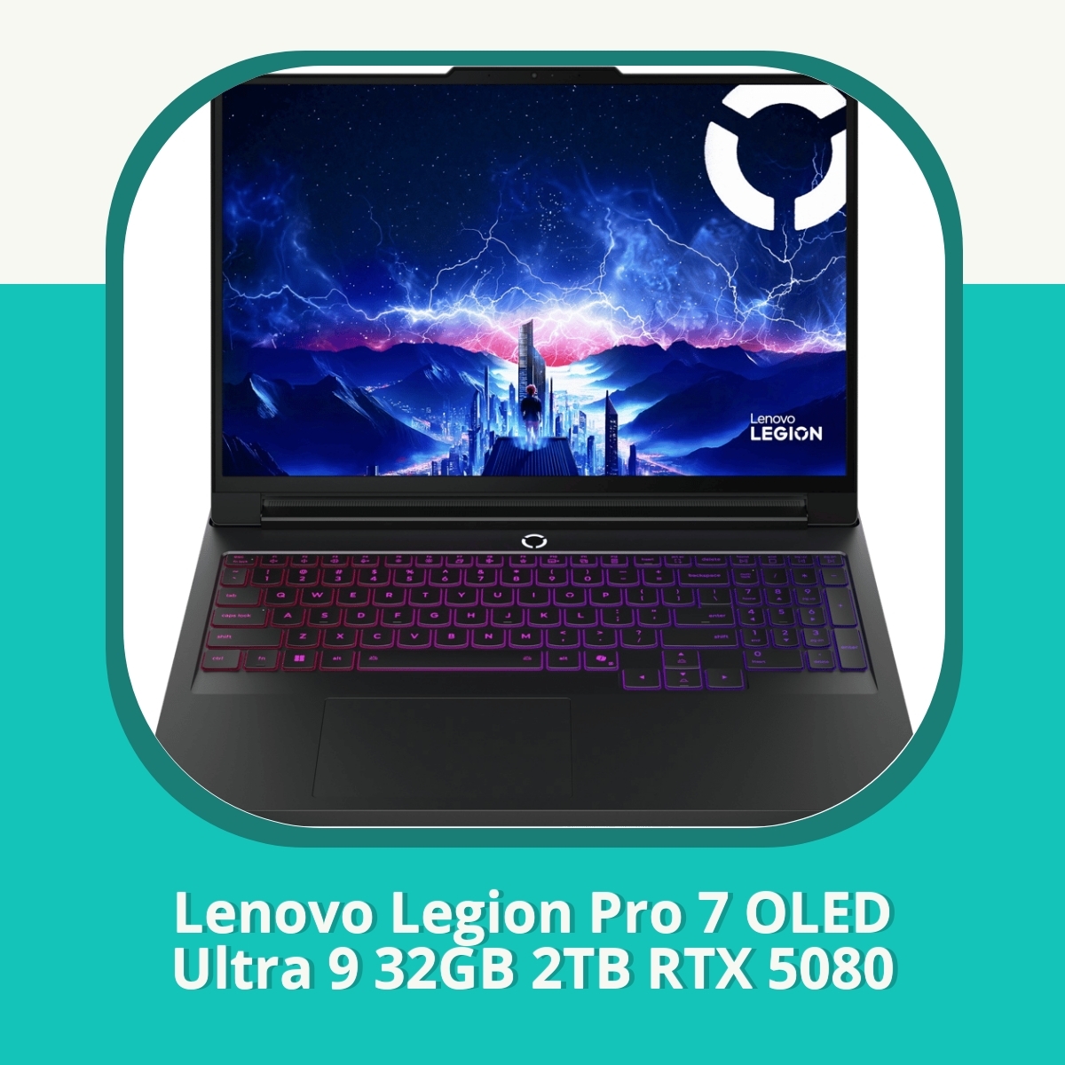 Recension af Lenovo Legion Pro 7 OLED Ultra 9 32GB 2TB RTX 5080