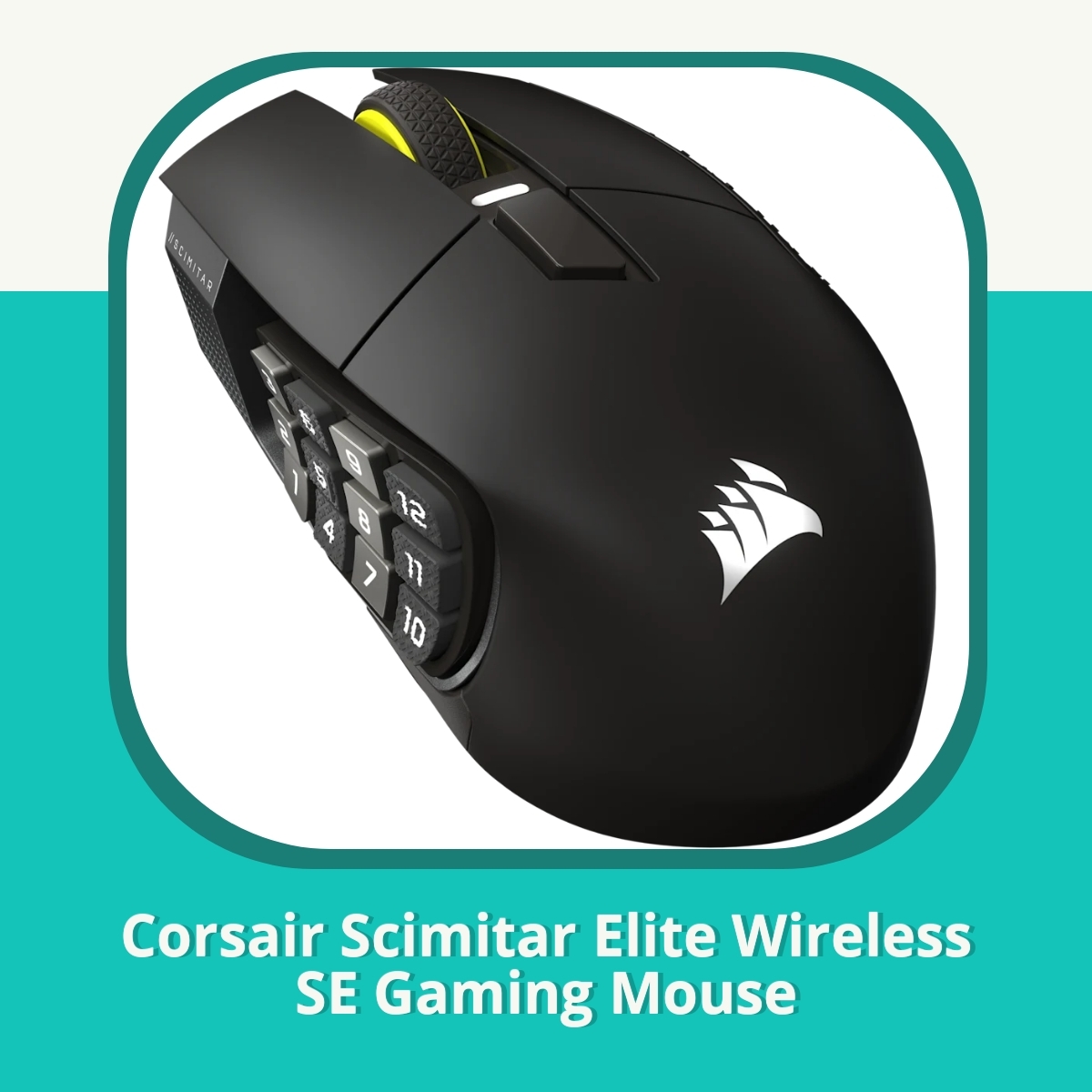 Anmeldelse af Corsair Scimitar Elite Wireless SE Gaming Mouse