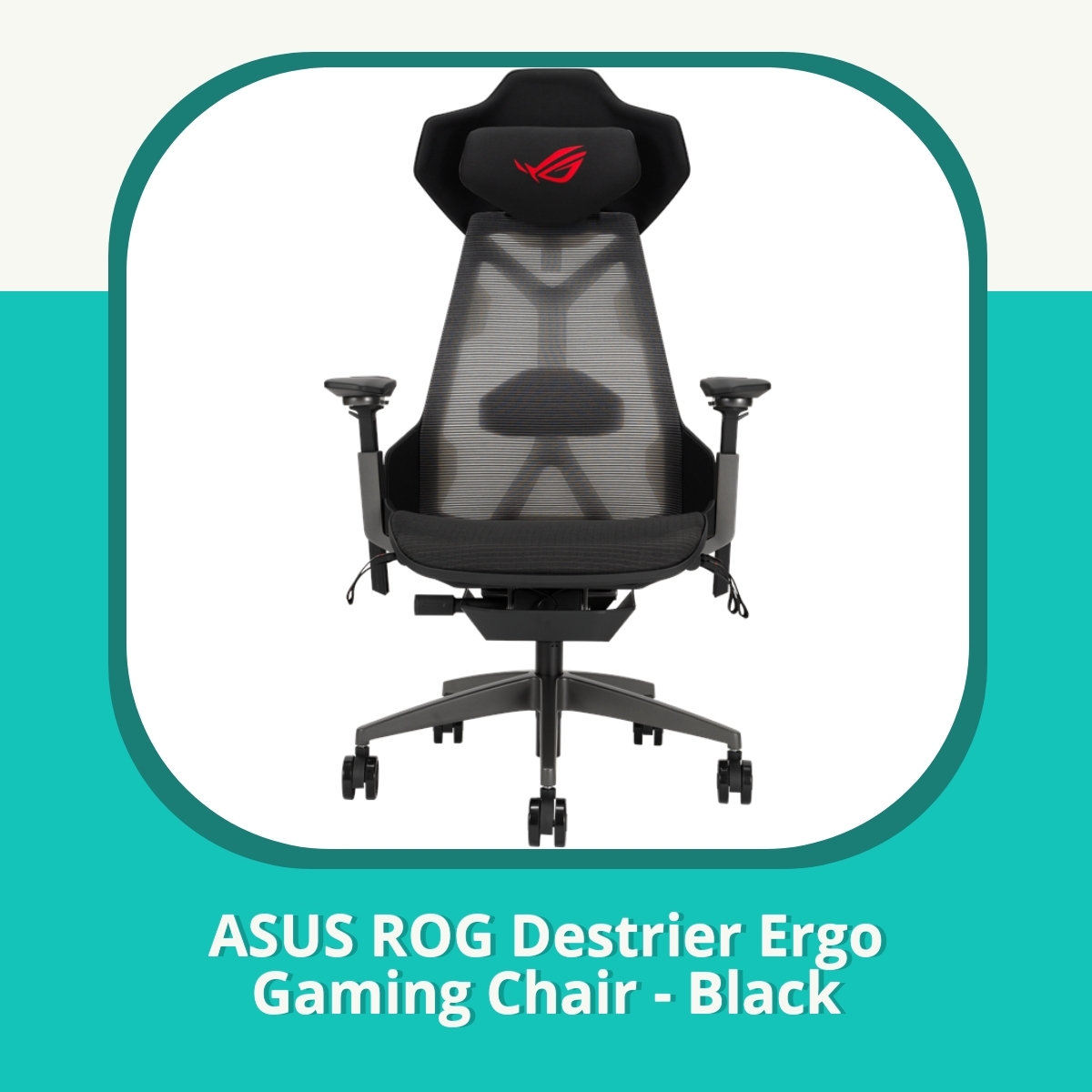 Anmeldelse af ASUS ROG Destrier Ergo Gaming Chair - Black